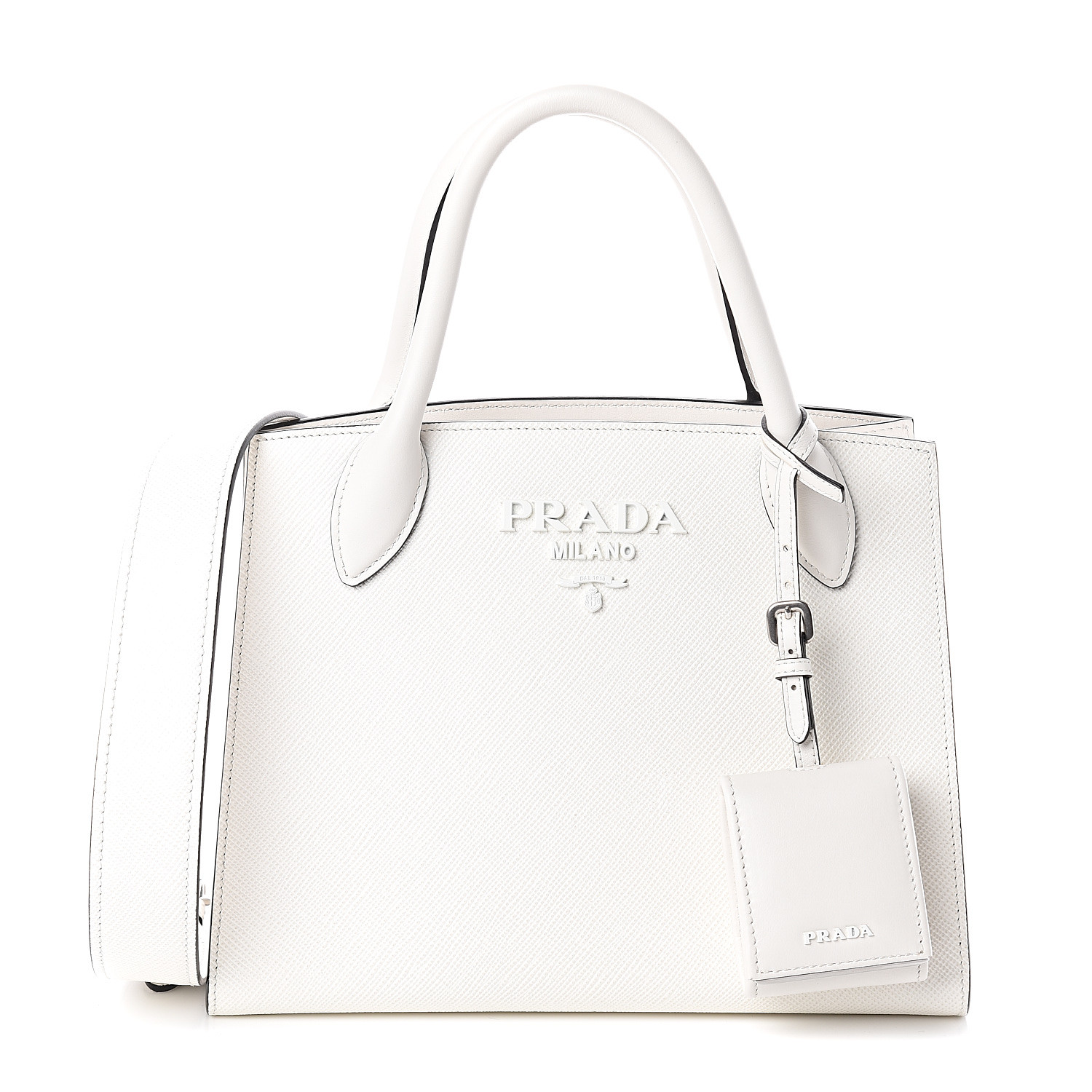 prism saffiano leather satchel