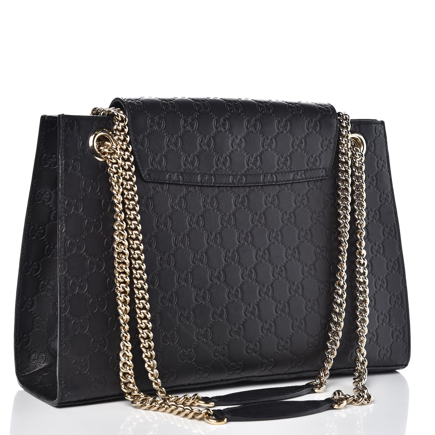 gucci emily guccissima chain shoulder bag