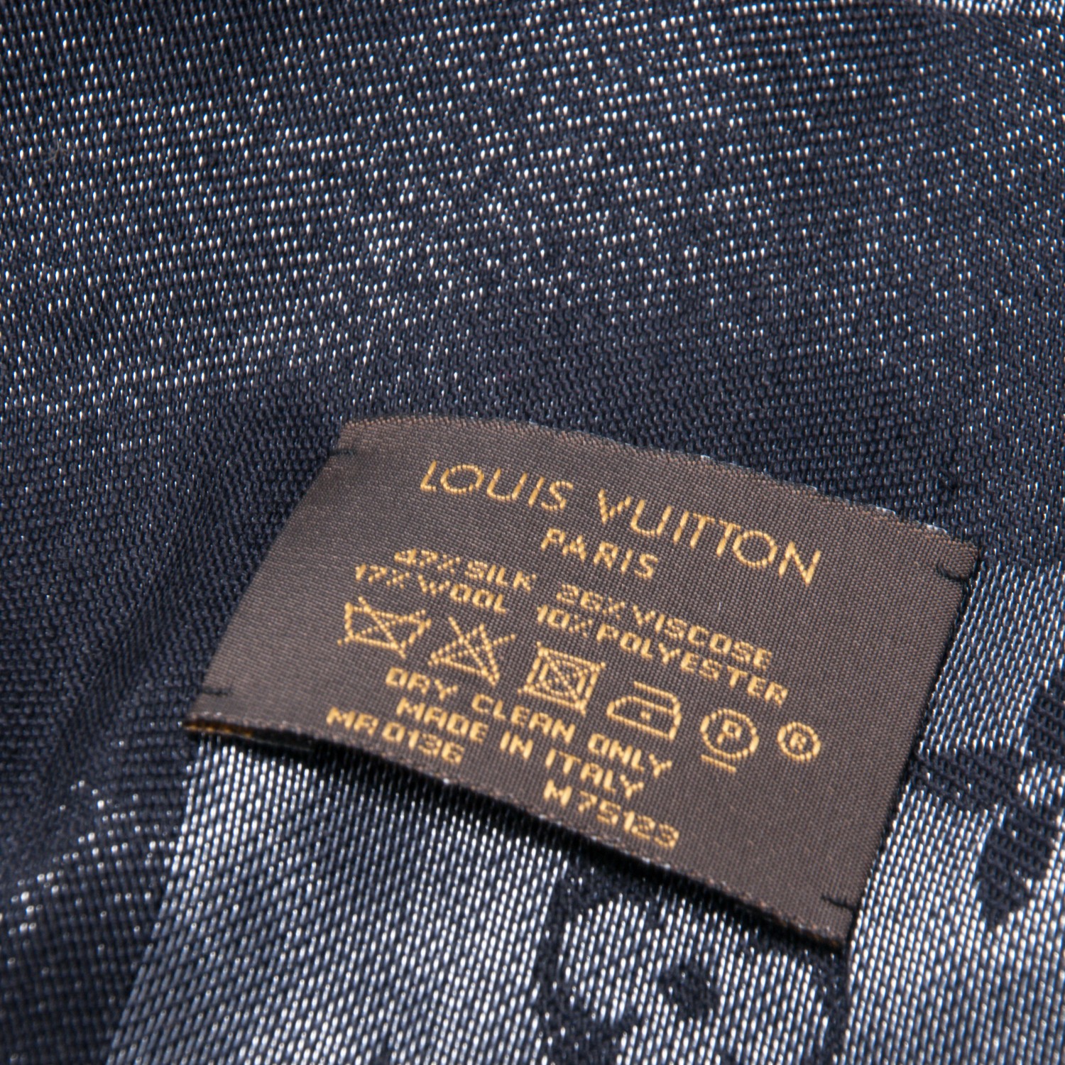 Louis Vuitton - Monogram Lurex Shine Shawl Greige