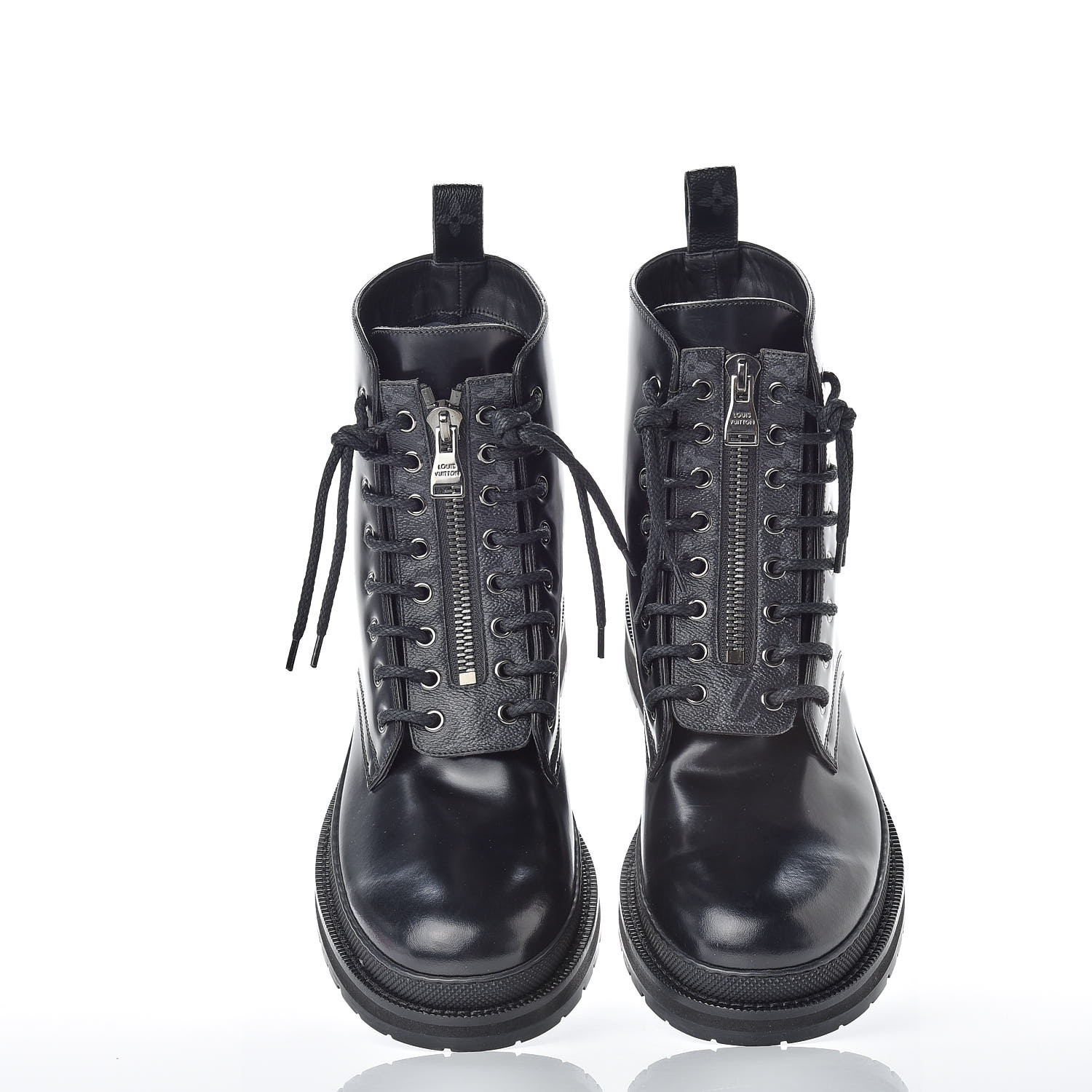 louis vuitton black ice ankle boot