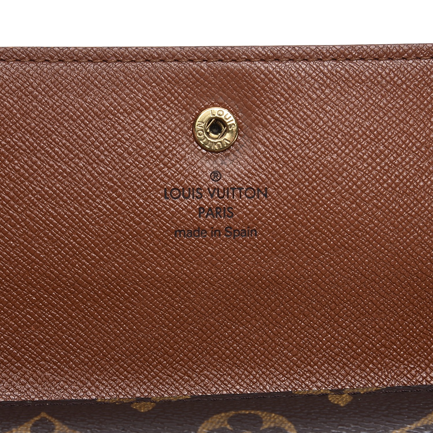 LOUIS VUITTON Monogram Passport Organizer Wallet 213283