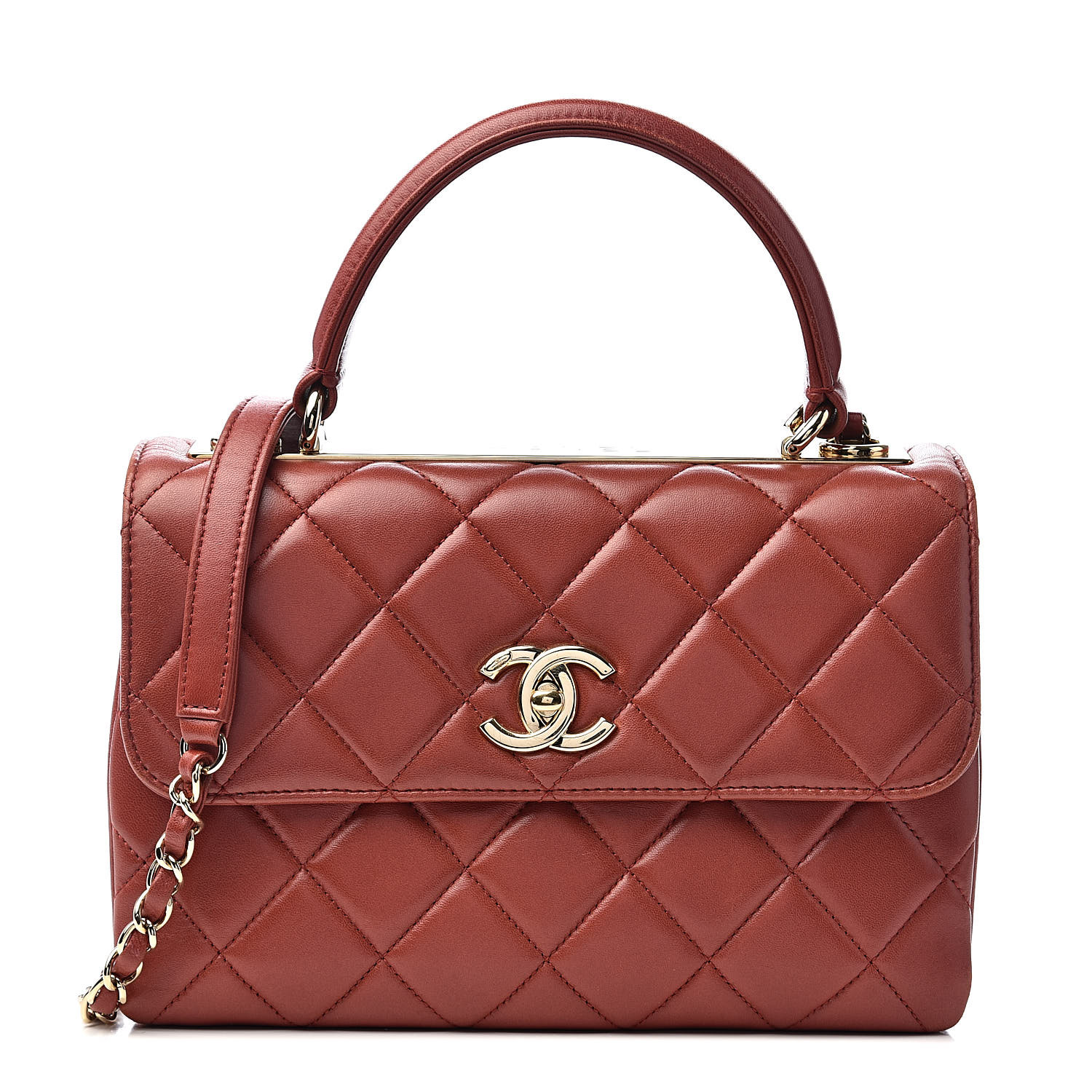 chanel trendy cc red