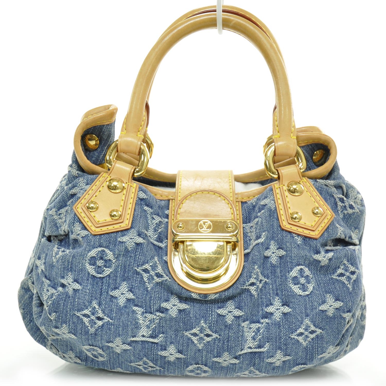 LOUIS VUITTON Denim Pleaty Blue 25417