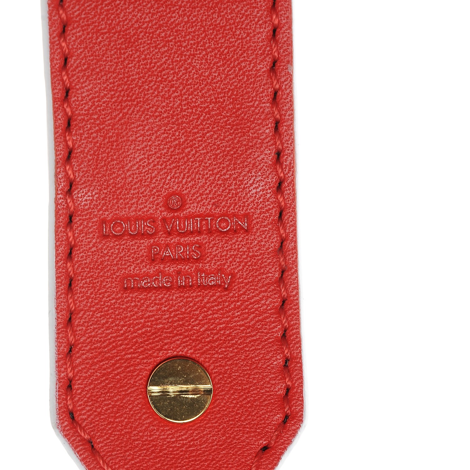 LOUIS VUITTON Monogram Bandouliere Shoulder Strap Red 212805