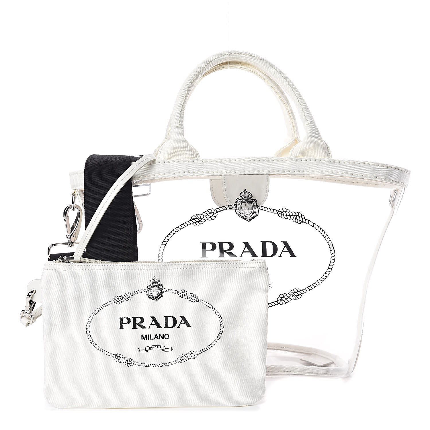 prada plexiglass bag