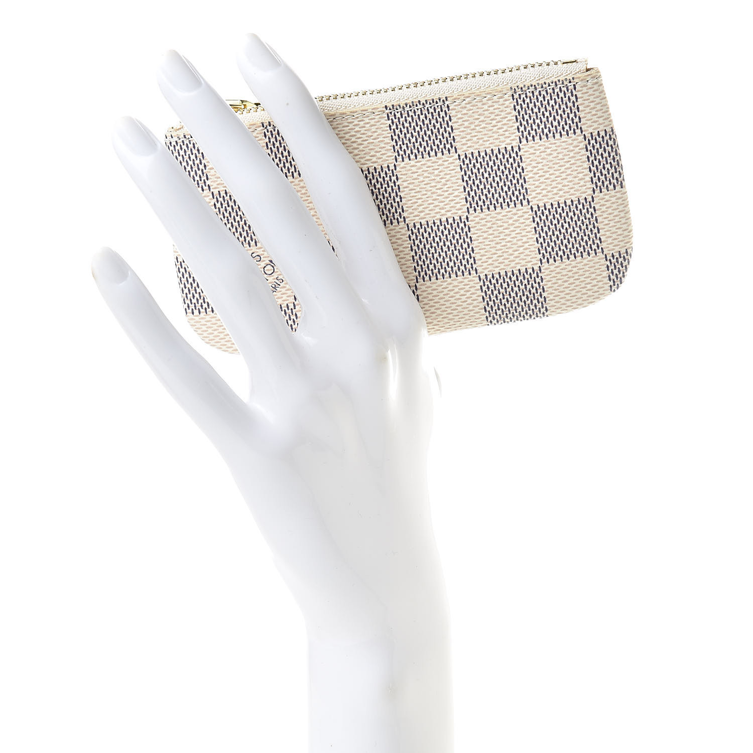 louis vuitton key holder damier azur