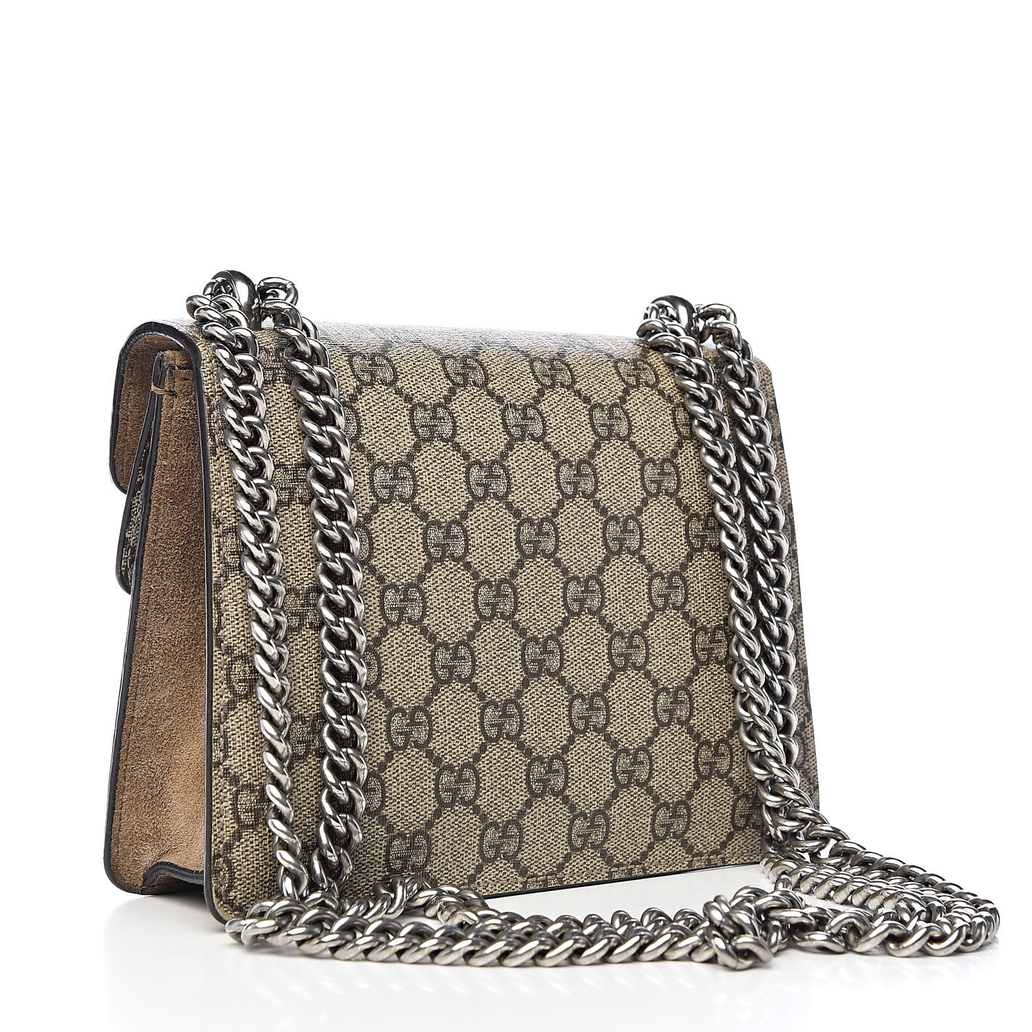 GUCCI GG Supreme Monogram Mini Dionysus Shoulder Bag Taupe 515969