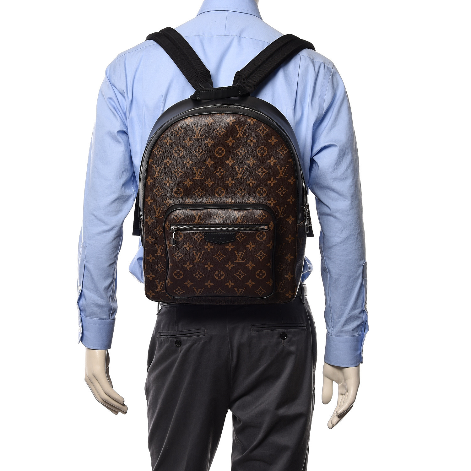 louis vuitton josh backpack monogram monogram macassar