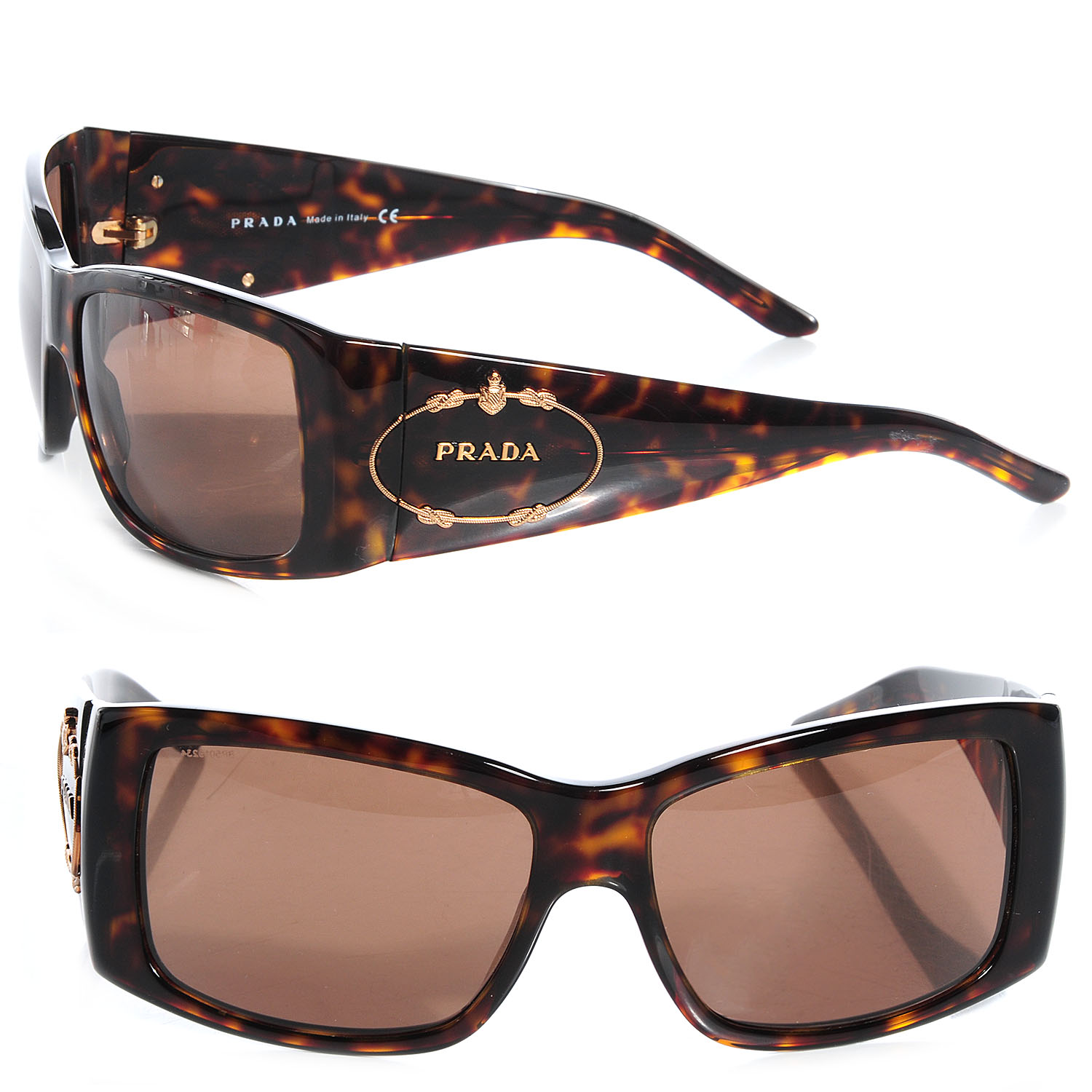 Prada Tortoise Sunglasses Spr 01i 79173 5060