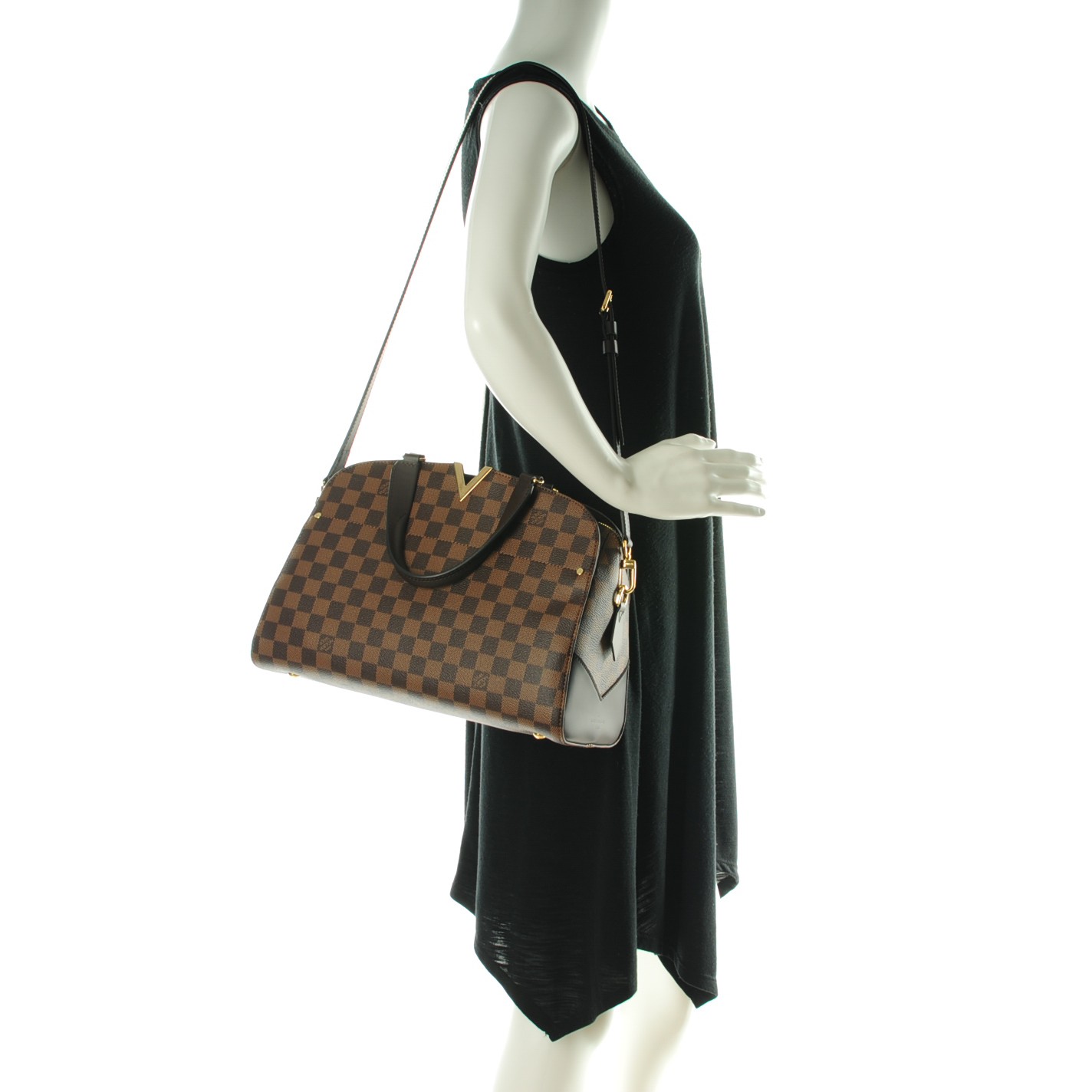 Louis Vuitton Damier Ebene Kensington Bowling Bag - Brown Totes, Handbags -  LOU667014