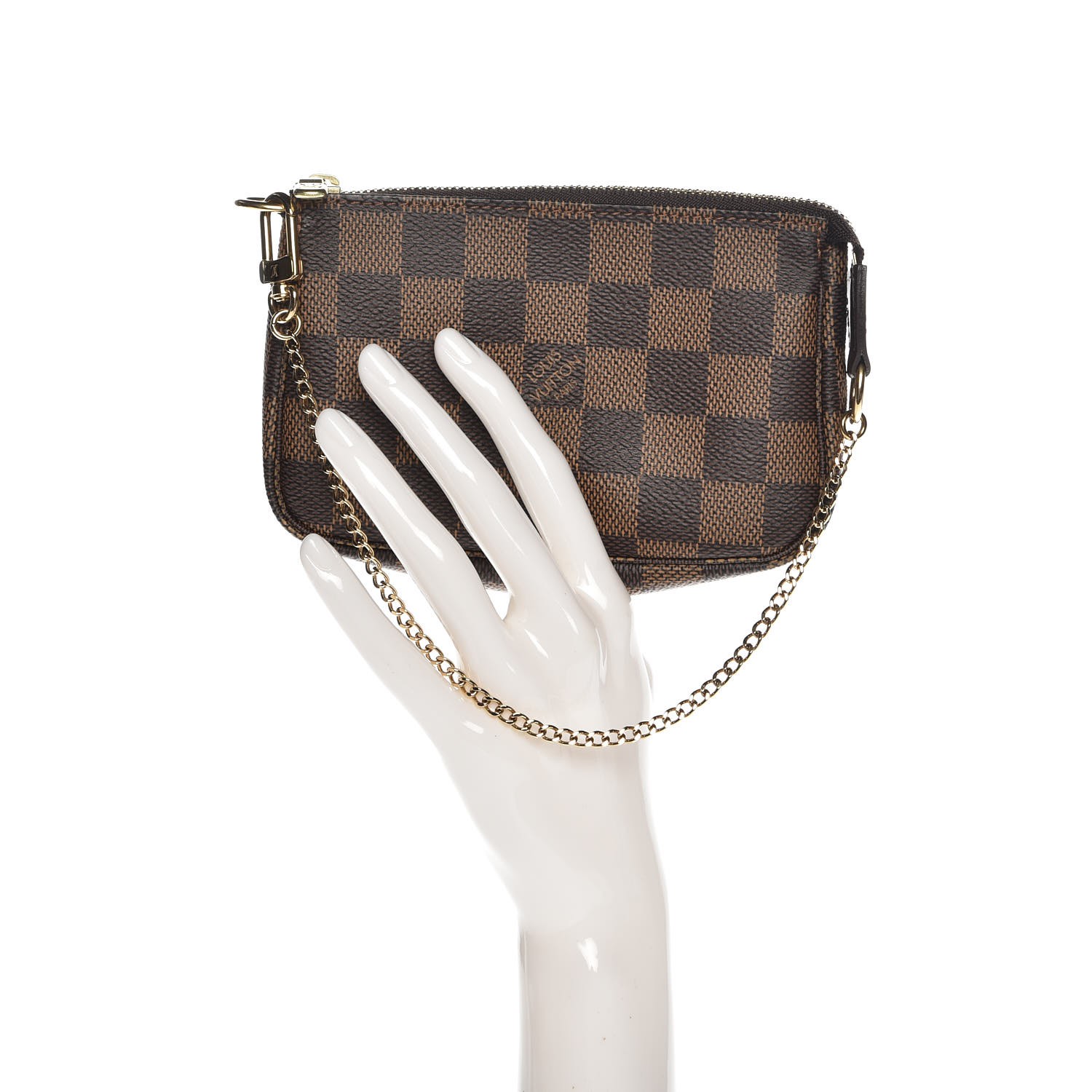 louis vuitton pochette accessoires damier ebene mini brown