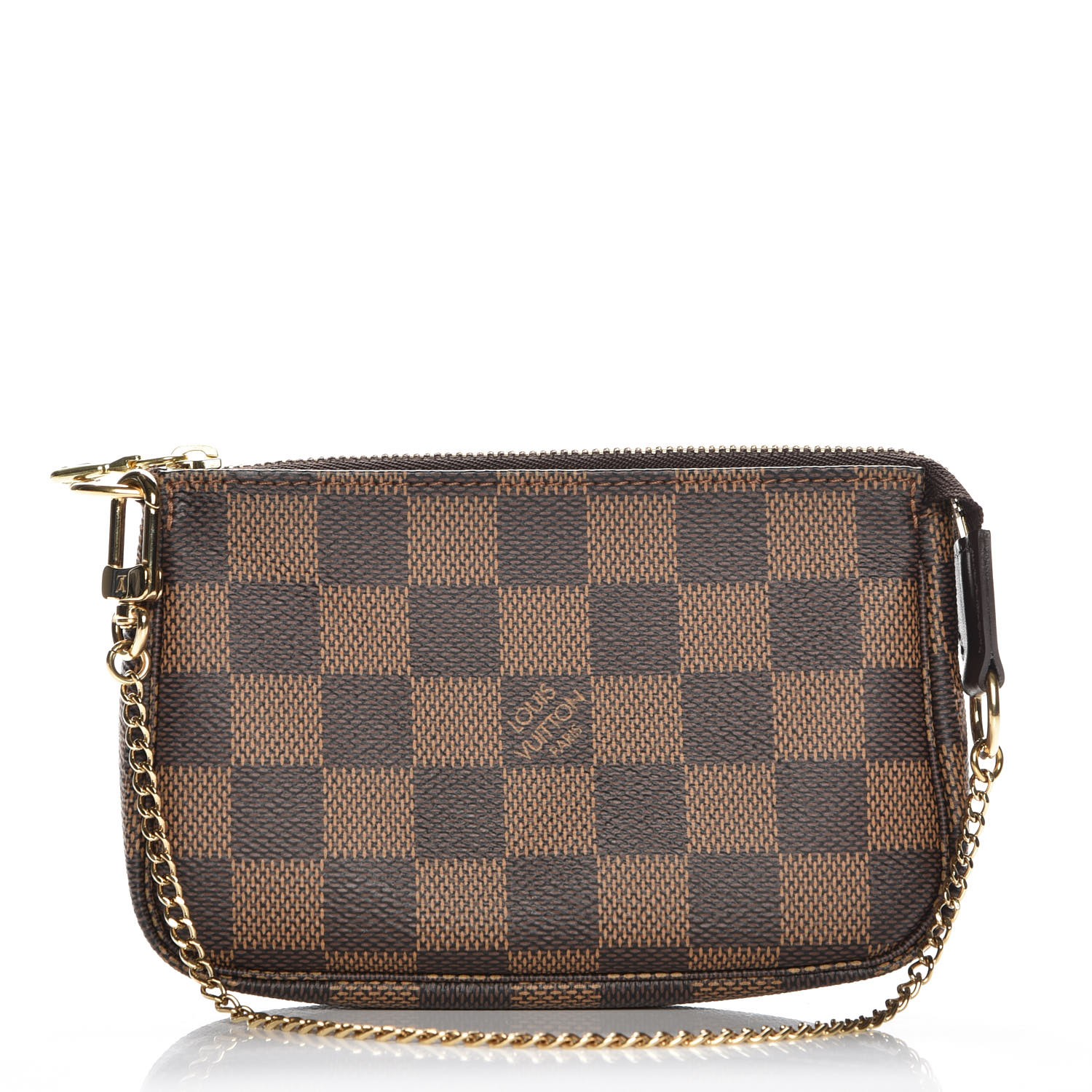 louis vuitton pochette accessoires damier ebene mini brown