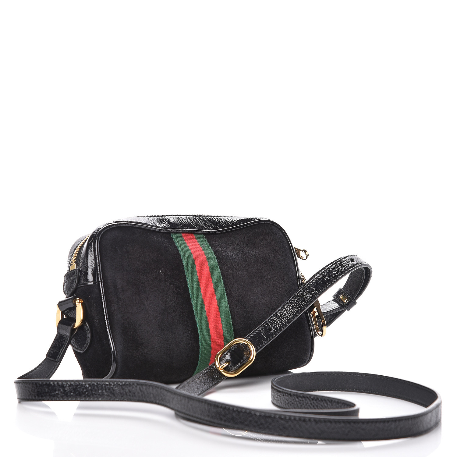 gucci ophidia chain small shoulder bag black