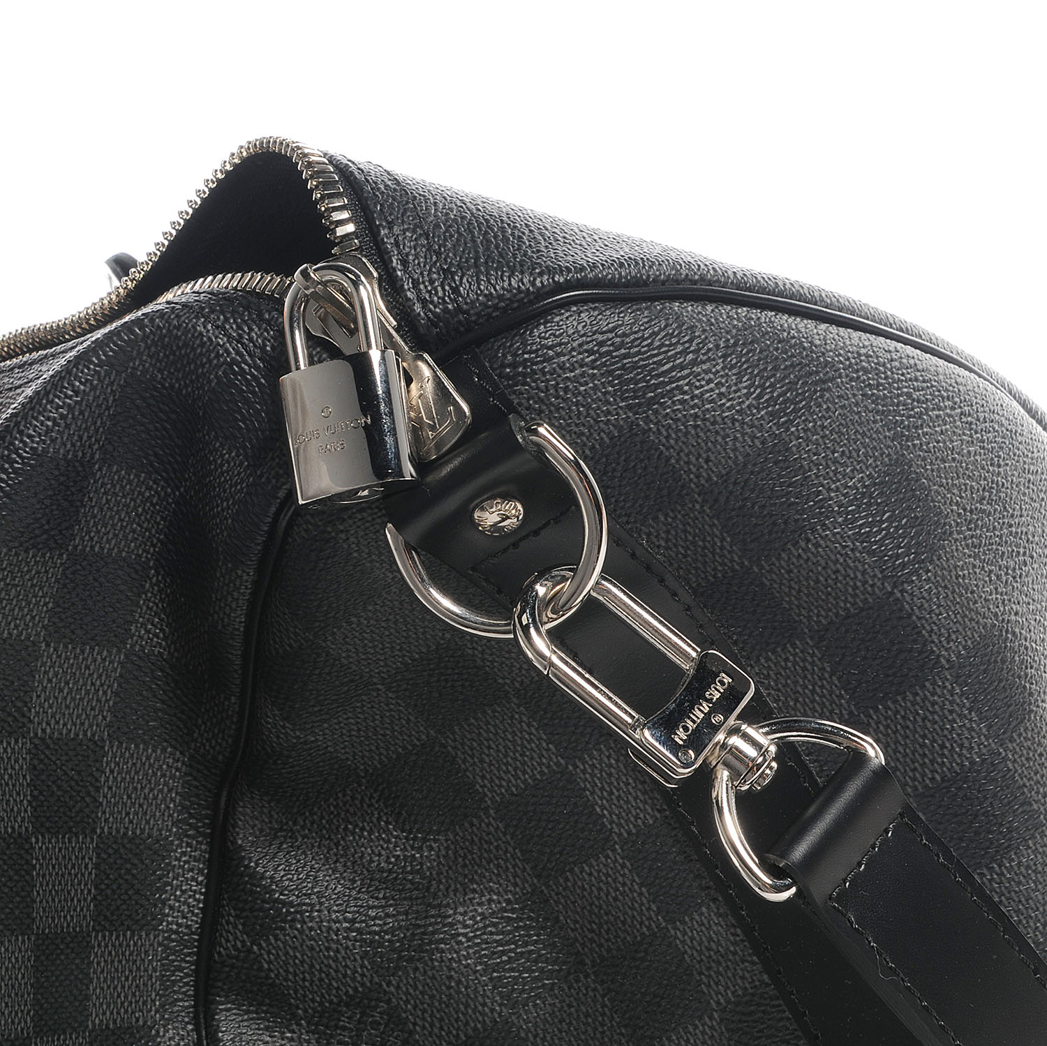 louis vuitton keepall bandouliere 55 damier graphite