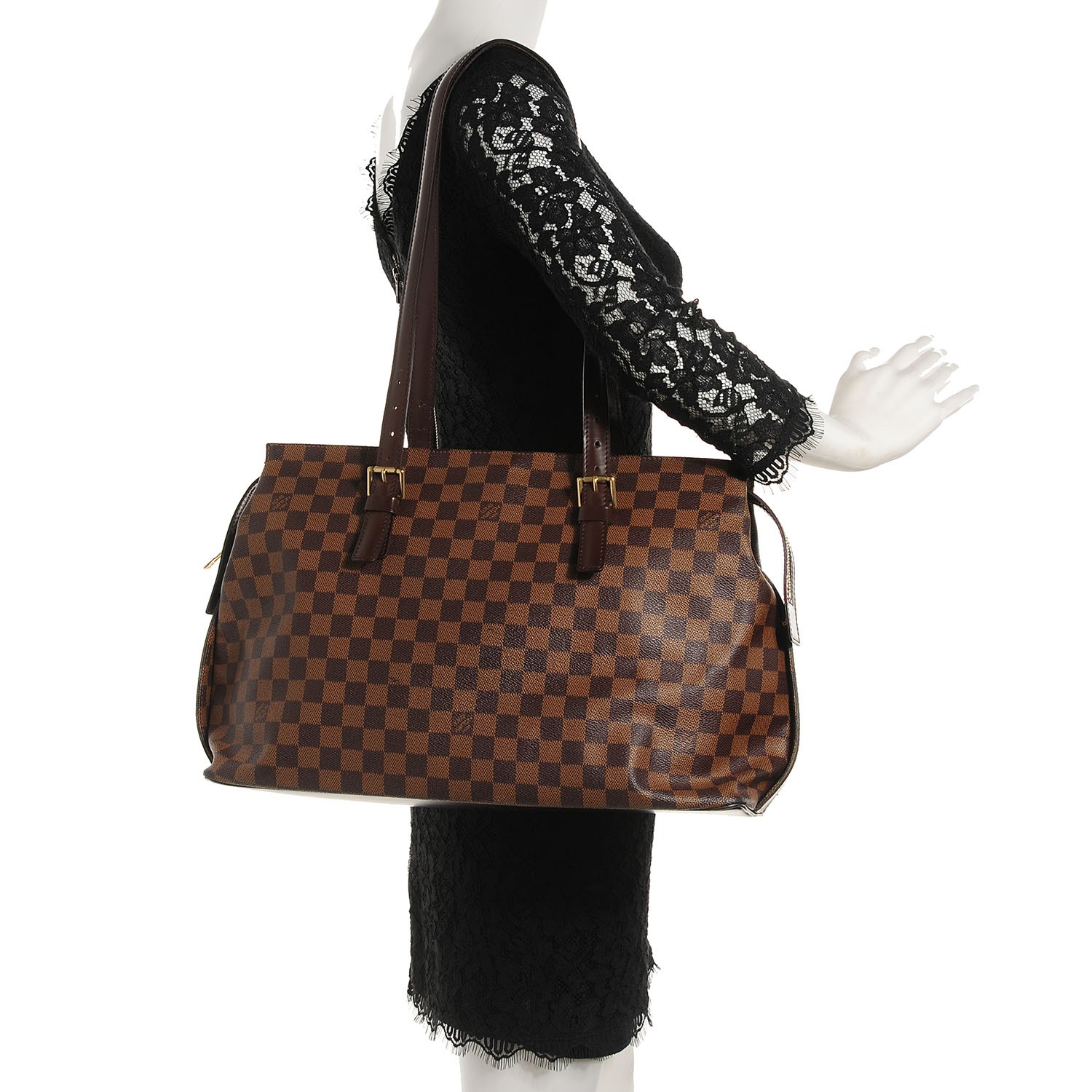 Louis Vuitton Damier Ebene Chelsea Shoulder Baggage