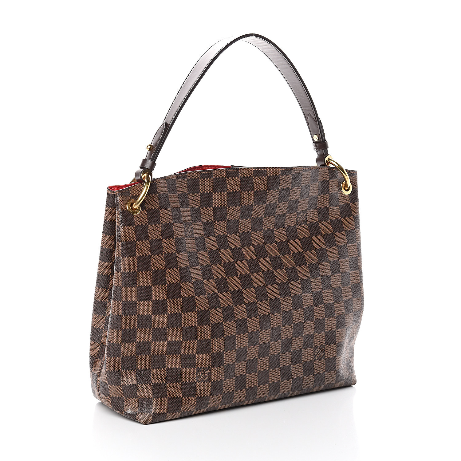 LOUIS VUITTON Graceful PM Damier Ebene Shoulder Bag Brown