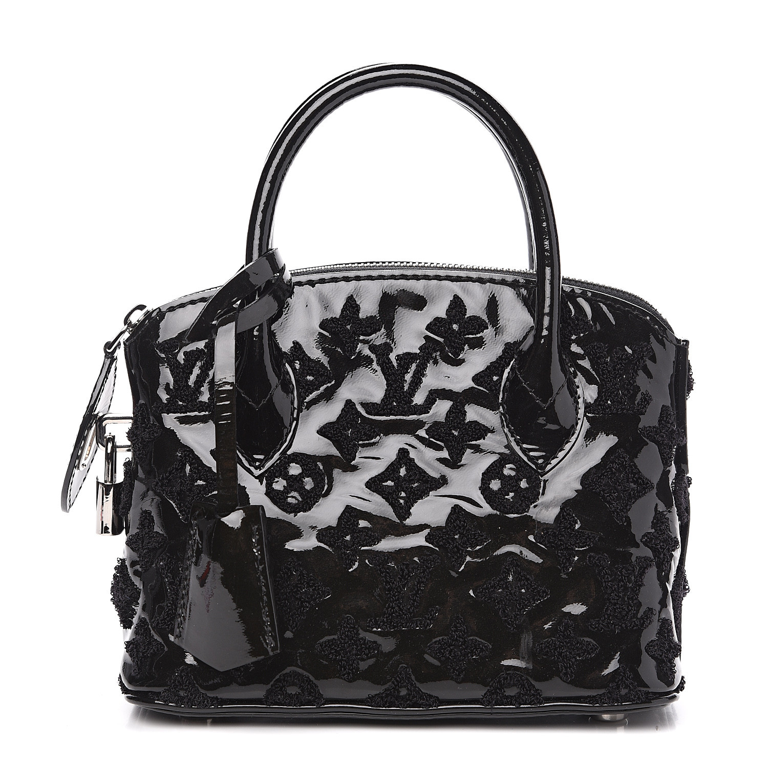 Louis Vuitton Fascination Lockit Frame Handbag Patent Lambskin BB at  1stDibs