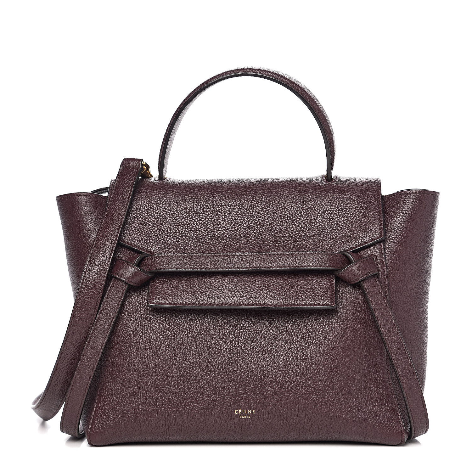 celine micro belt bag burgundy