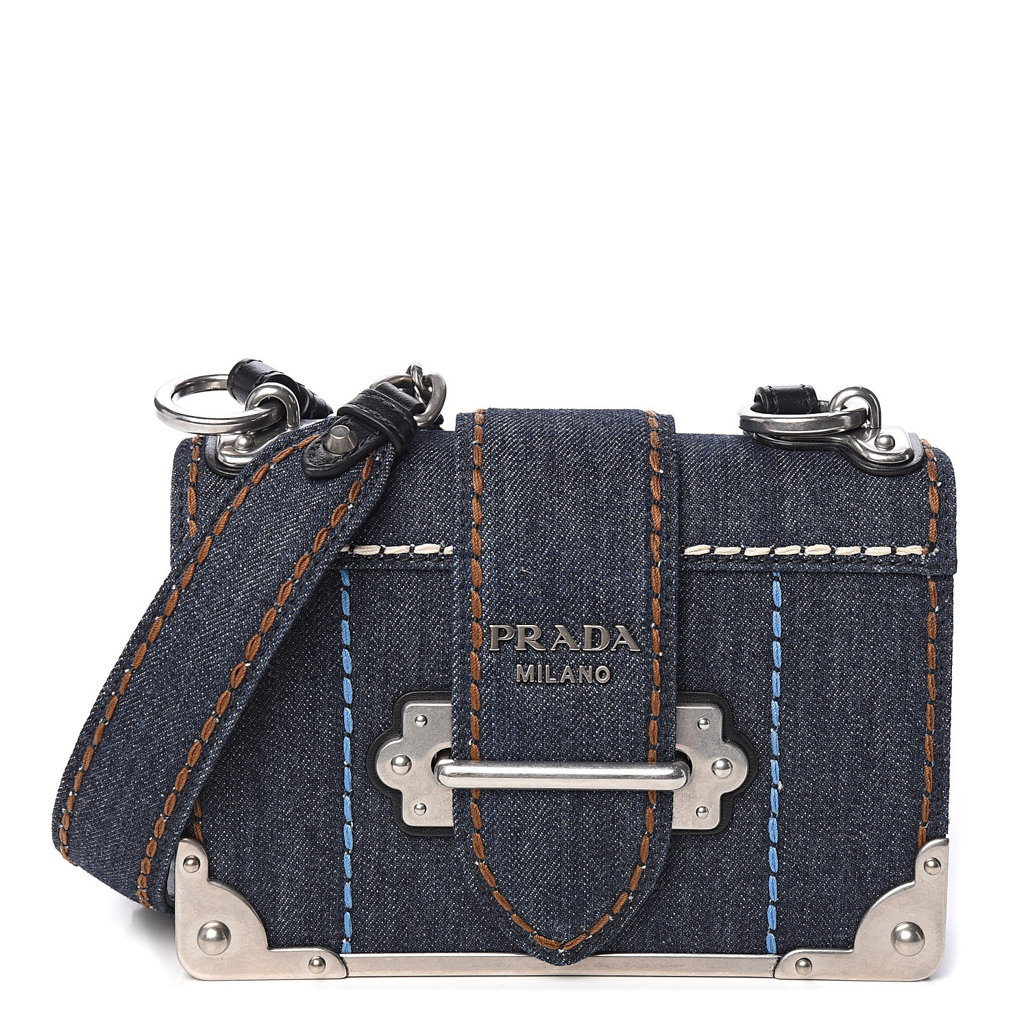 prada cahier bag blue