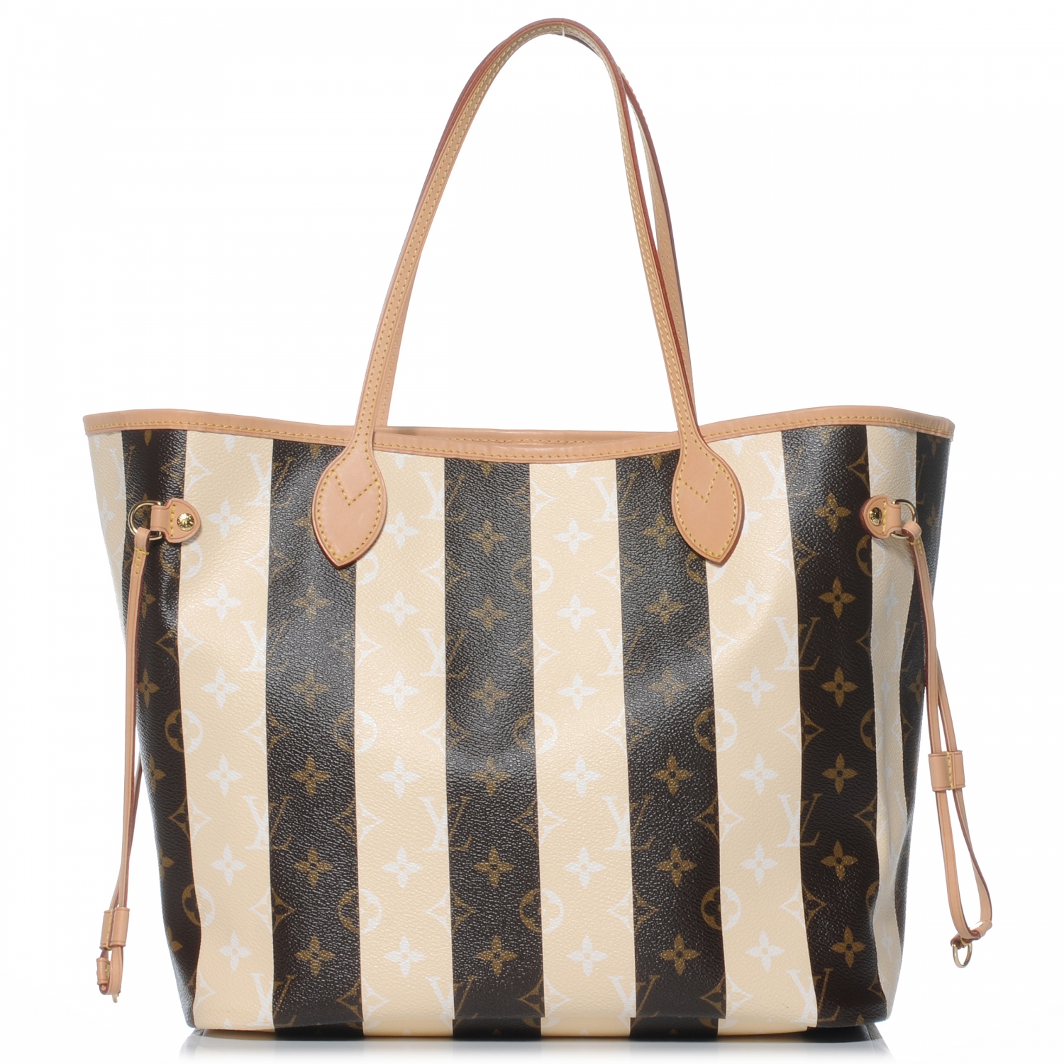 louis vuitton monogram rayures neverfull mm