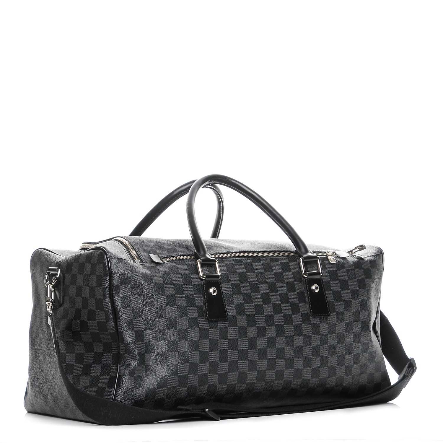 Louis Vuitton Damier Graphite Road Star 50 N48189 Men's Boston Bag