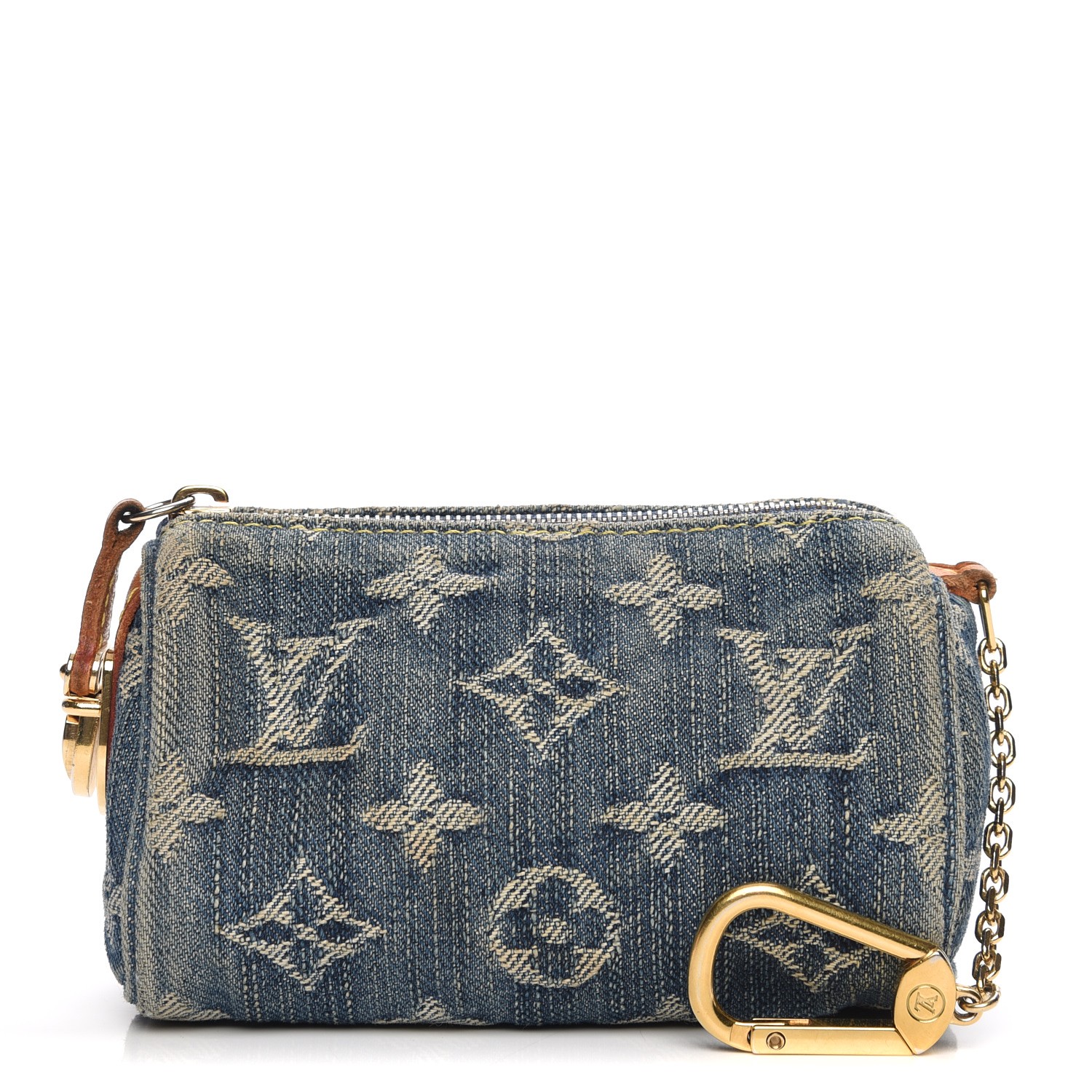 louis vuitton denim key pouch