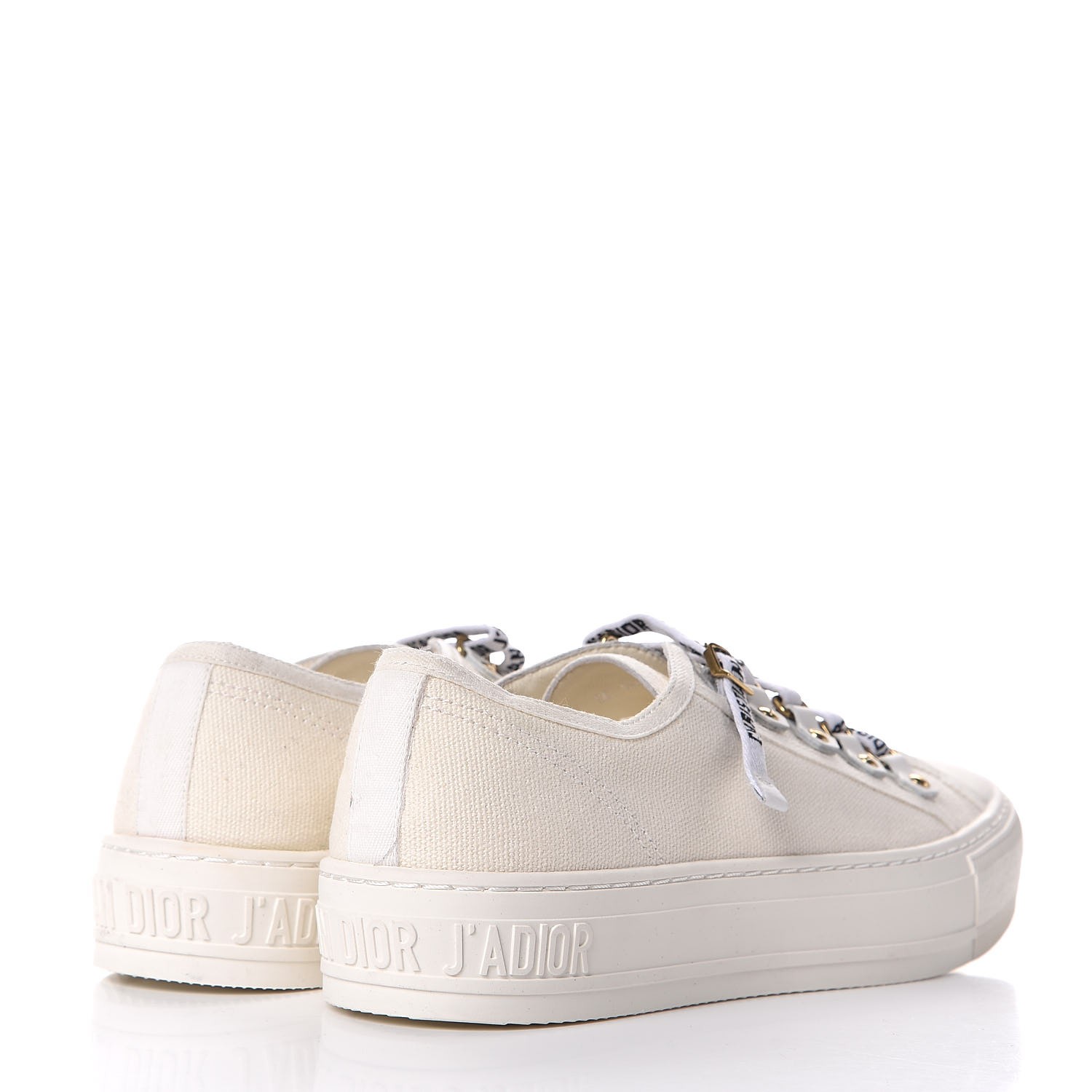 dior white low canvas