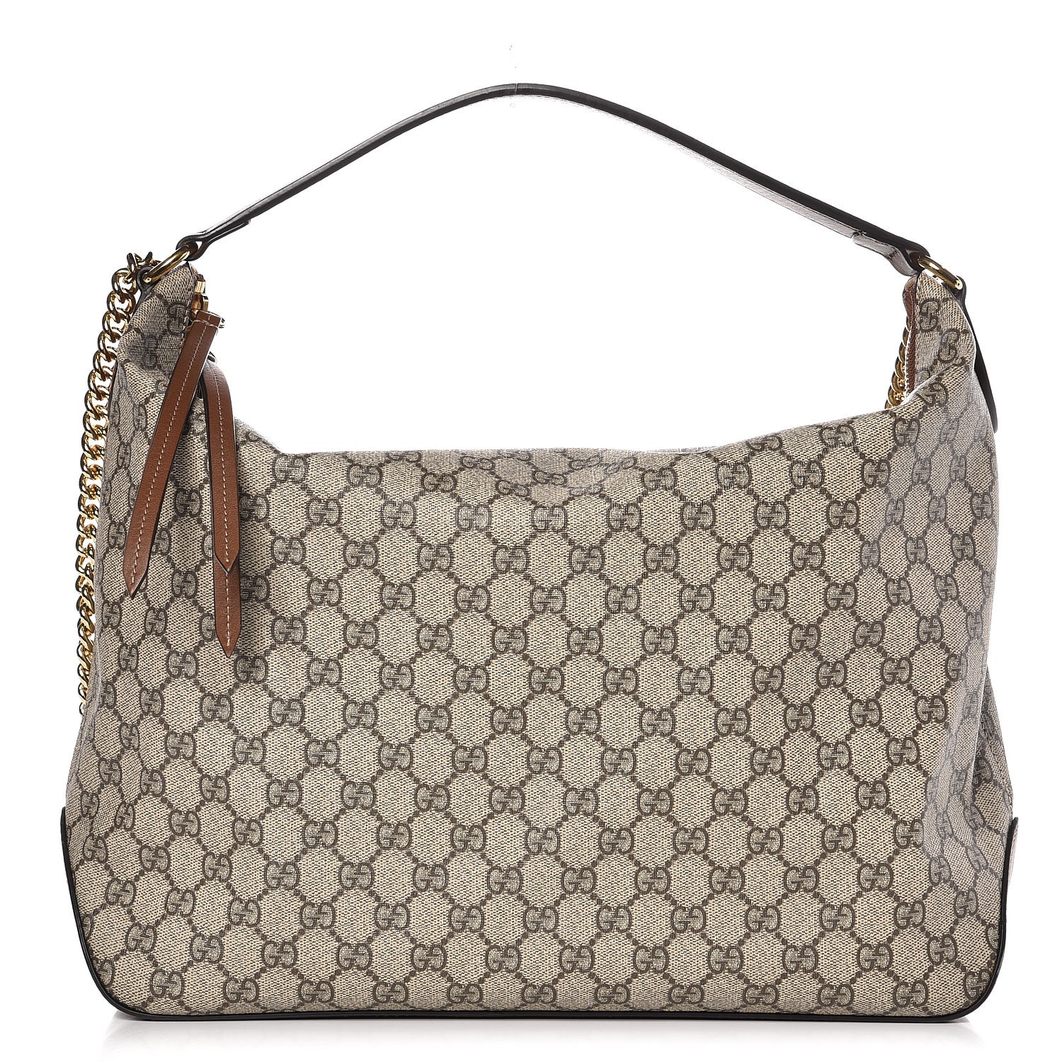 gucci linea large gg supreme canvas hobo bag