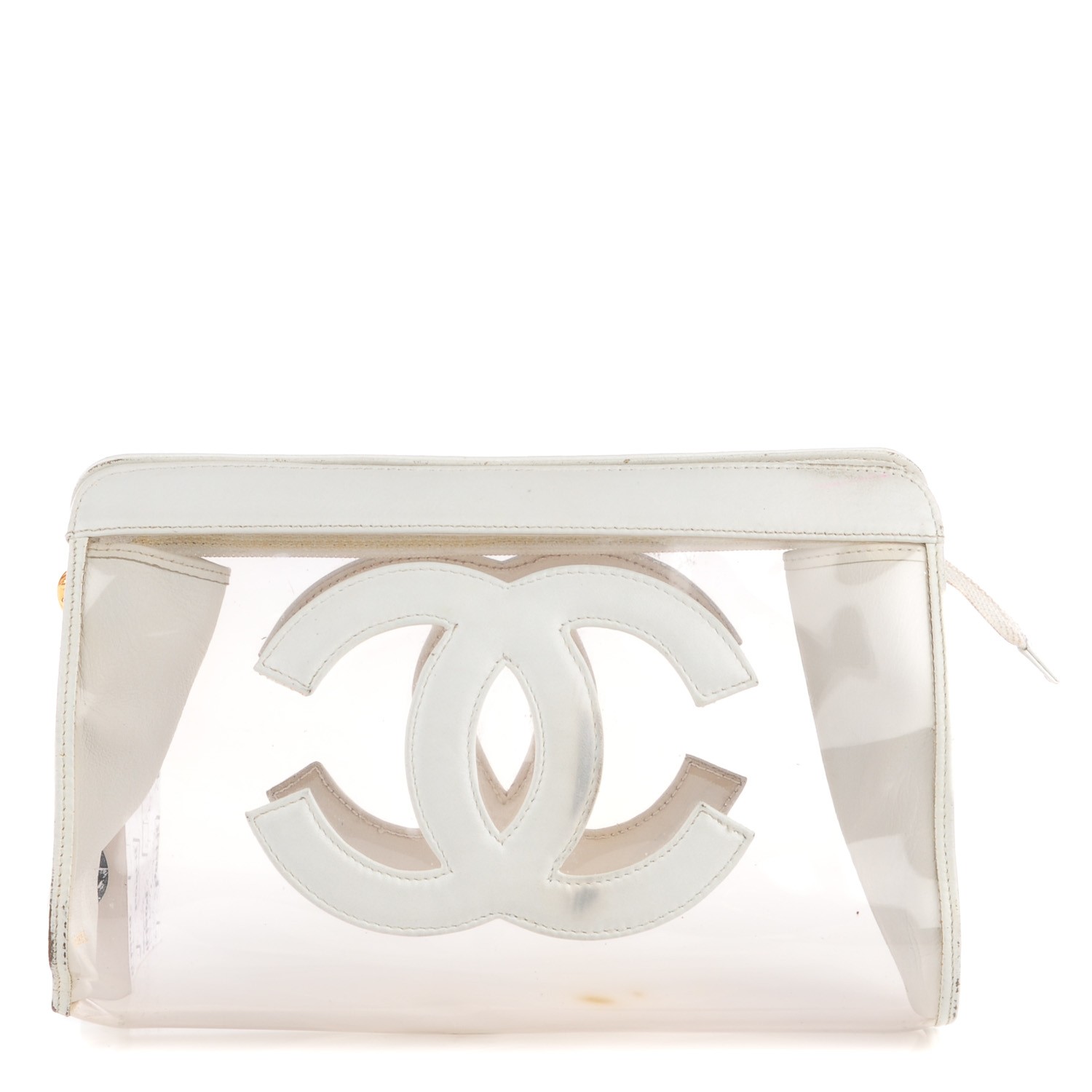 chanel clear clutch