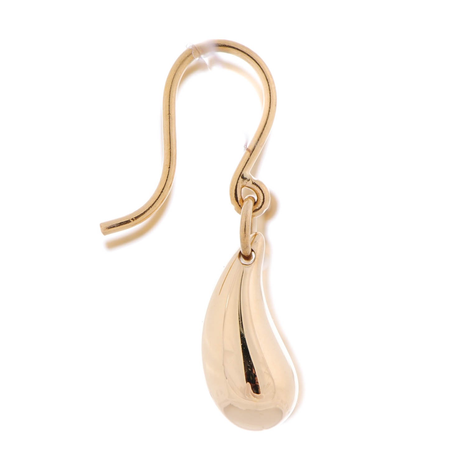 TIFFANY 18K Yellow Gold Elsa Peretti Teardrop Earrings 147913