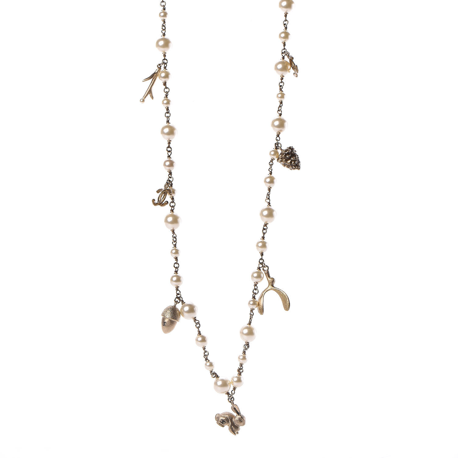 rabbit charm necklace