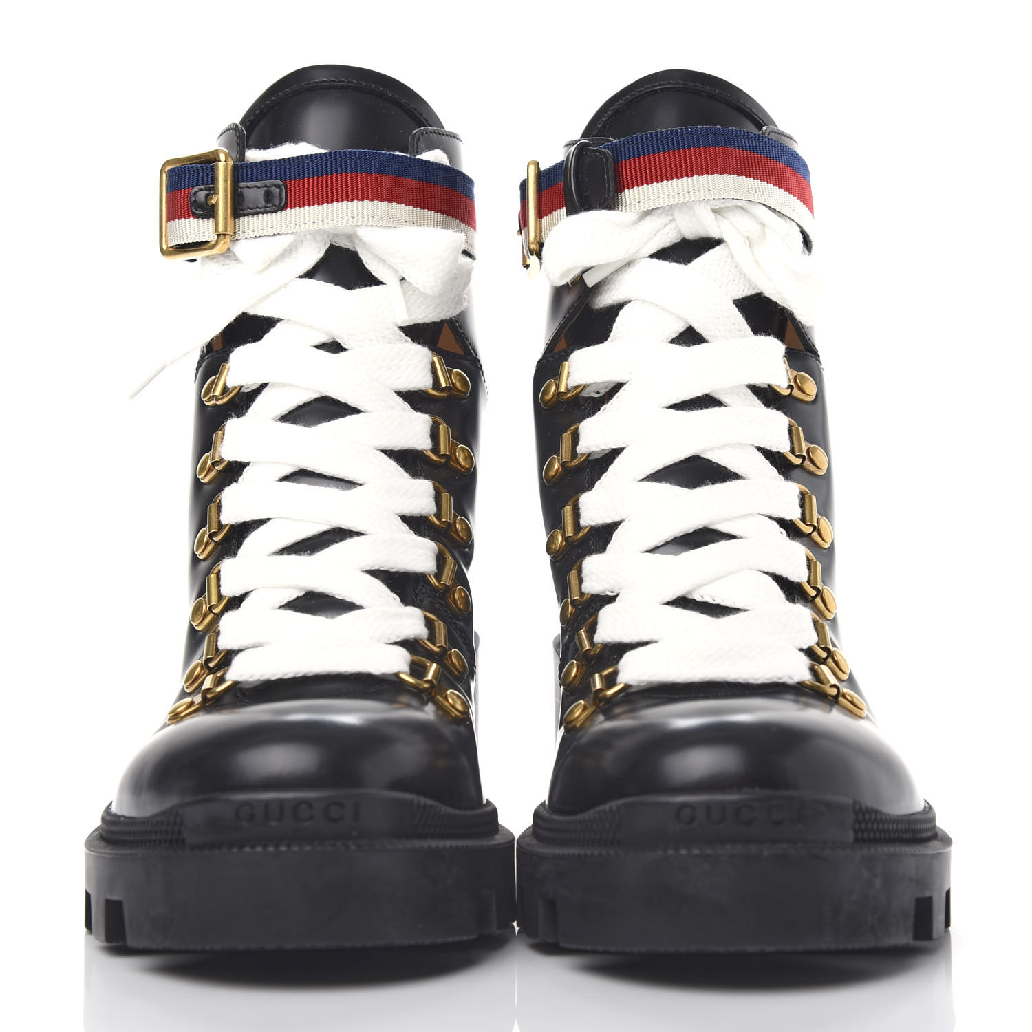 gucci boots white laces