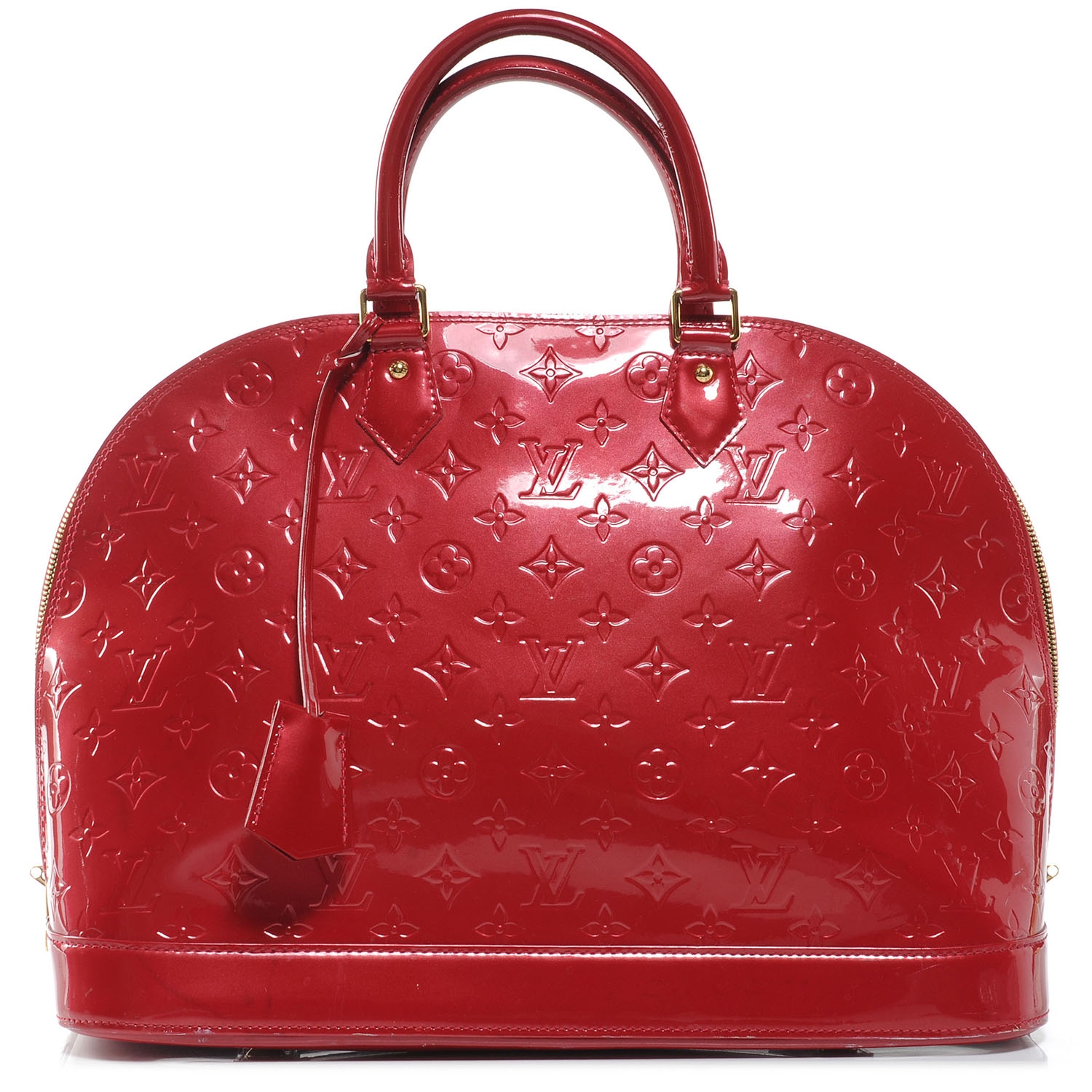Louis Vuitton Pink Monogram Vernis Leather Alma BB Satchel - ShopStyle