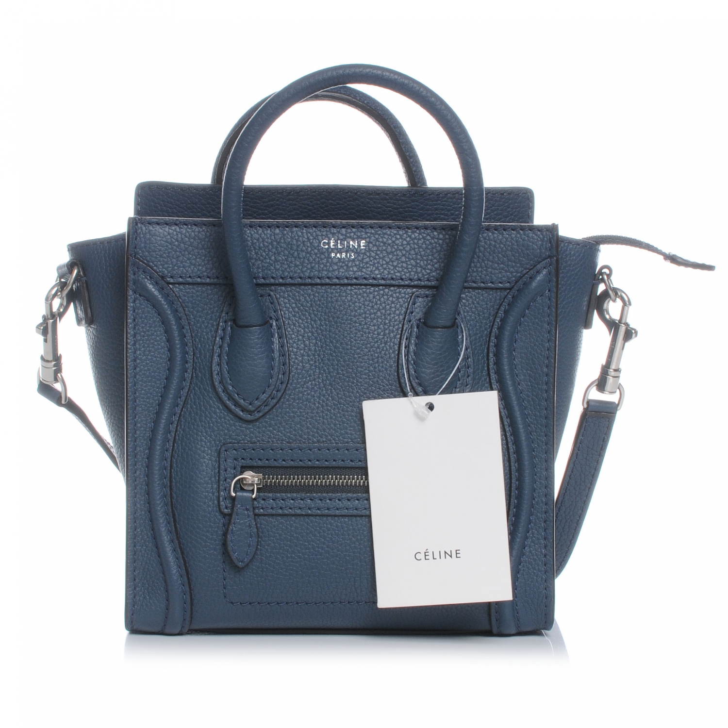 celine nano luggage blue