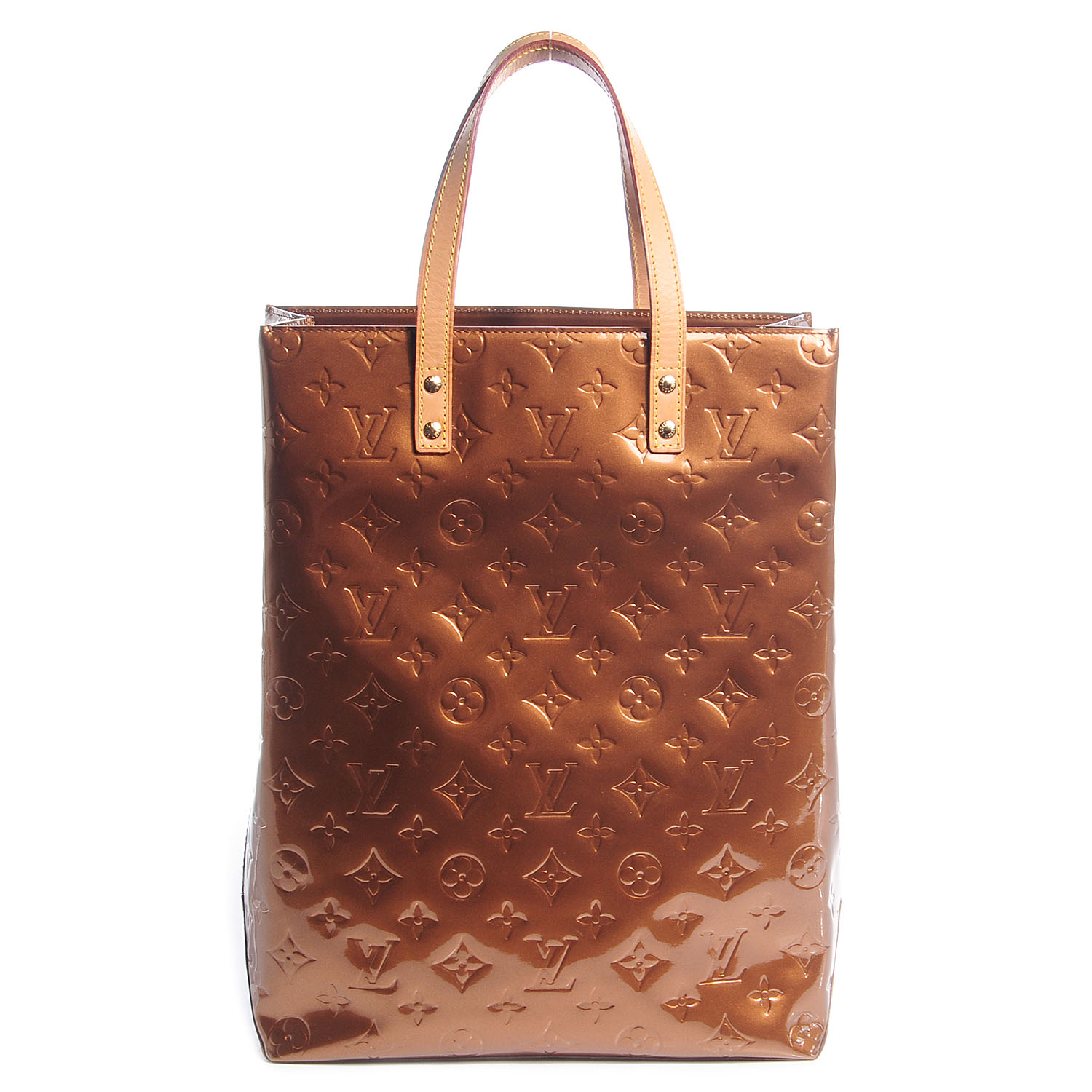 Louis Vuitton Vernis Reade Mm Bronze 83129 9971