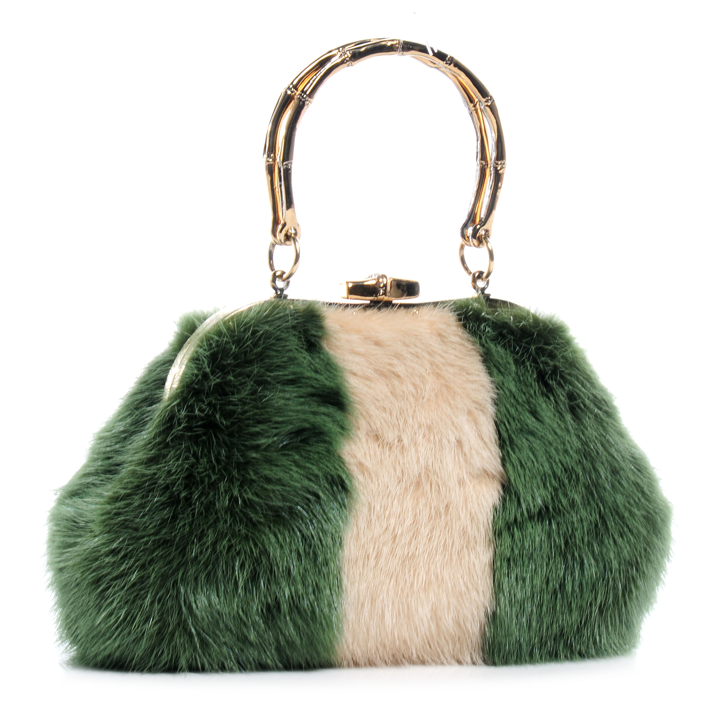 gucci fur purse