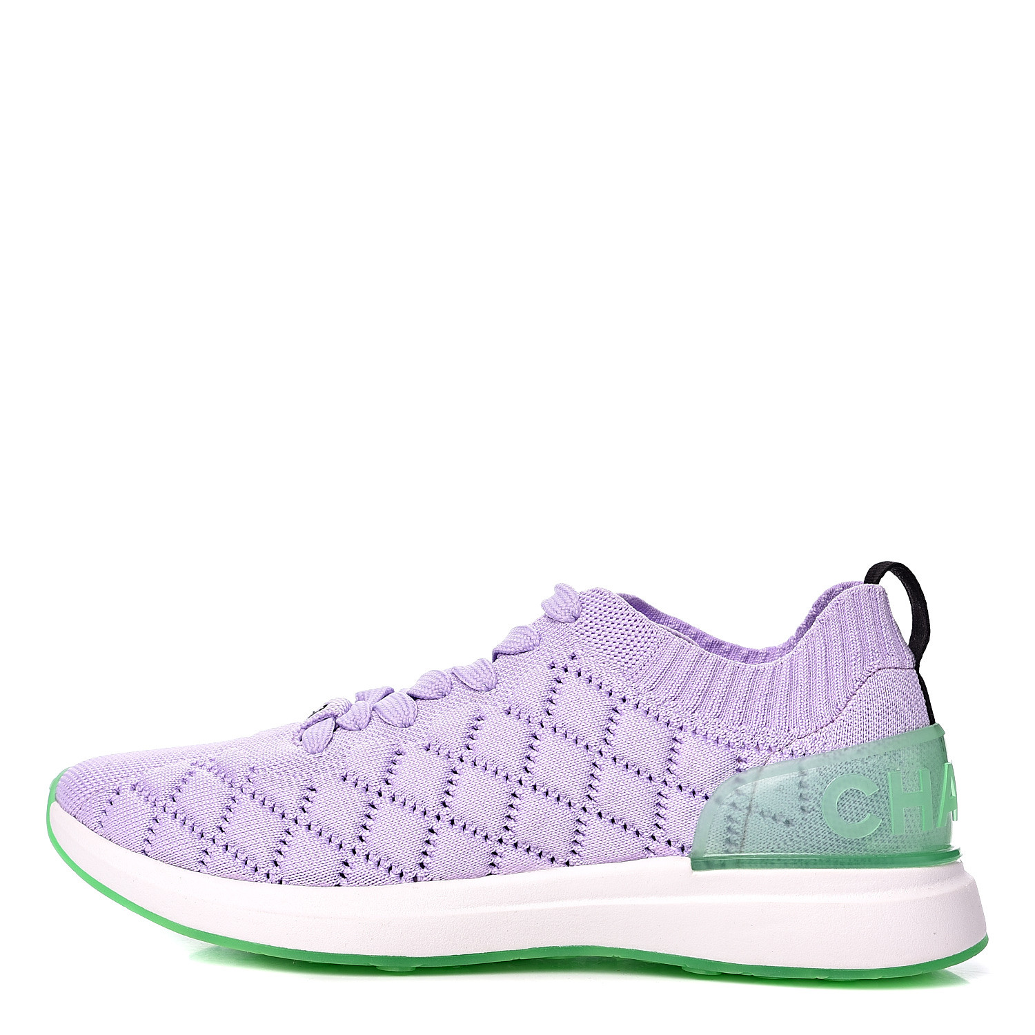 lavender chanel sneakers