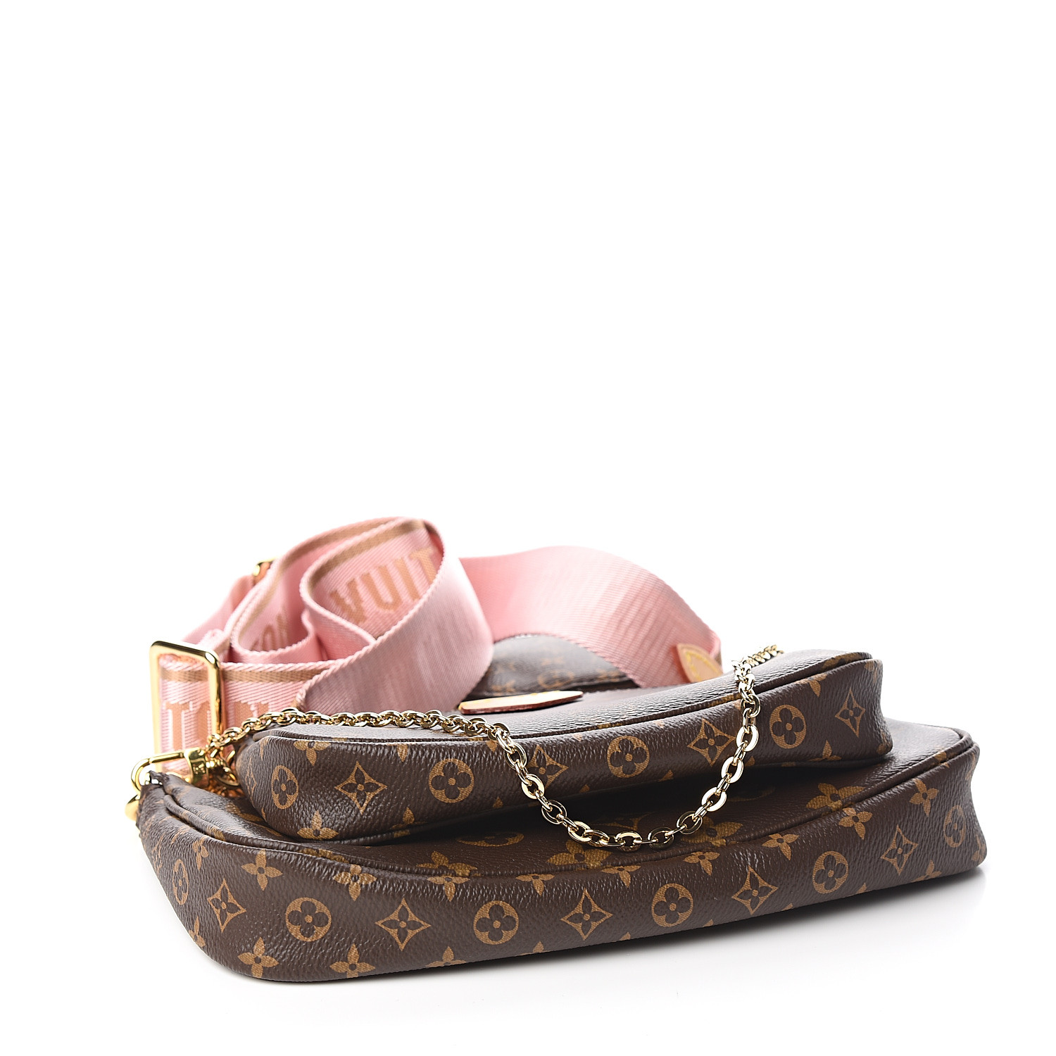 multi pochette accessoires pink