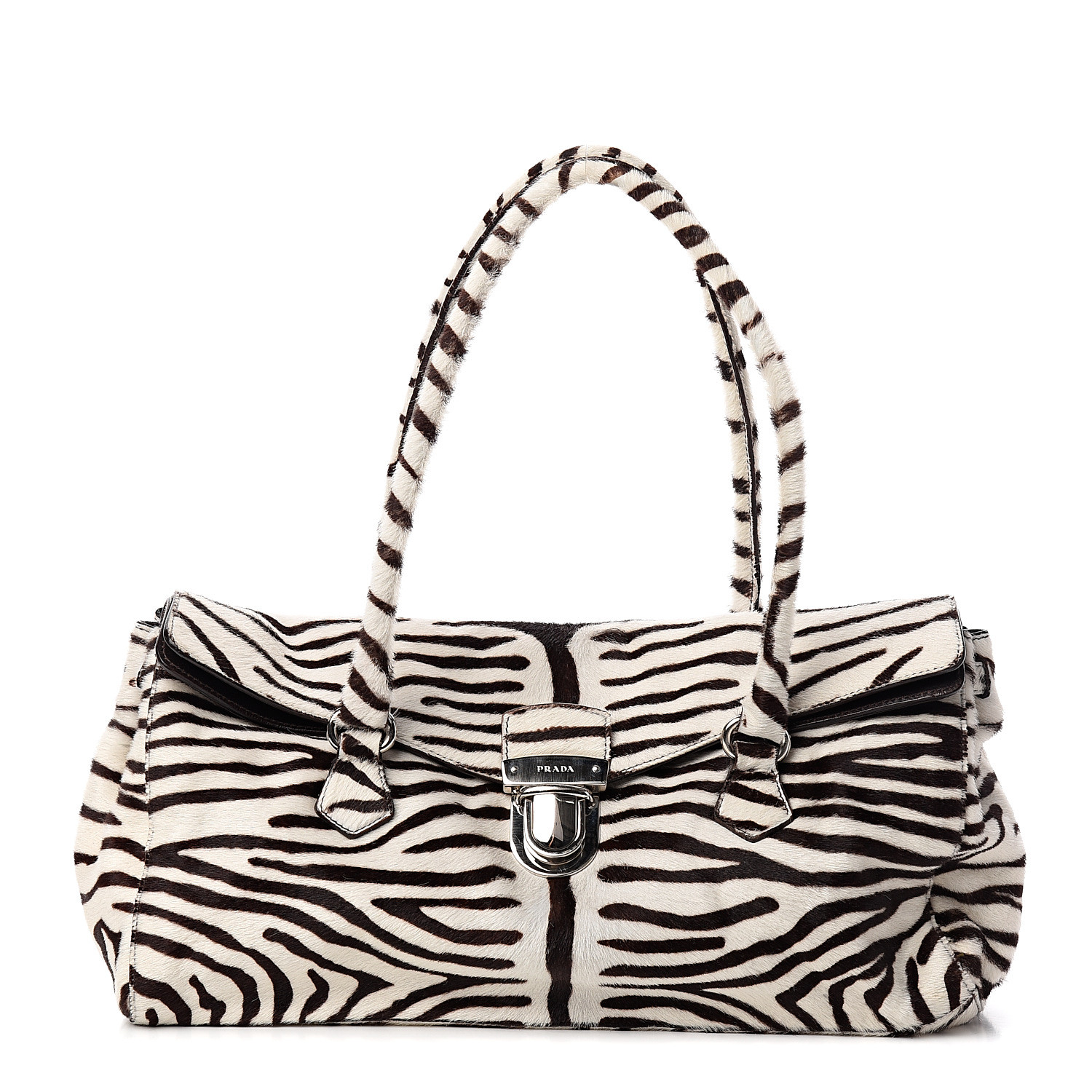 prada zebra print handbag