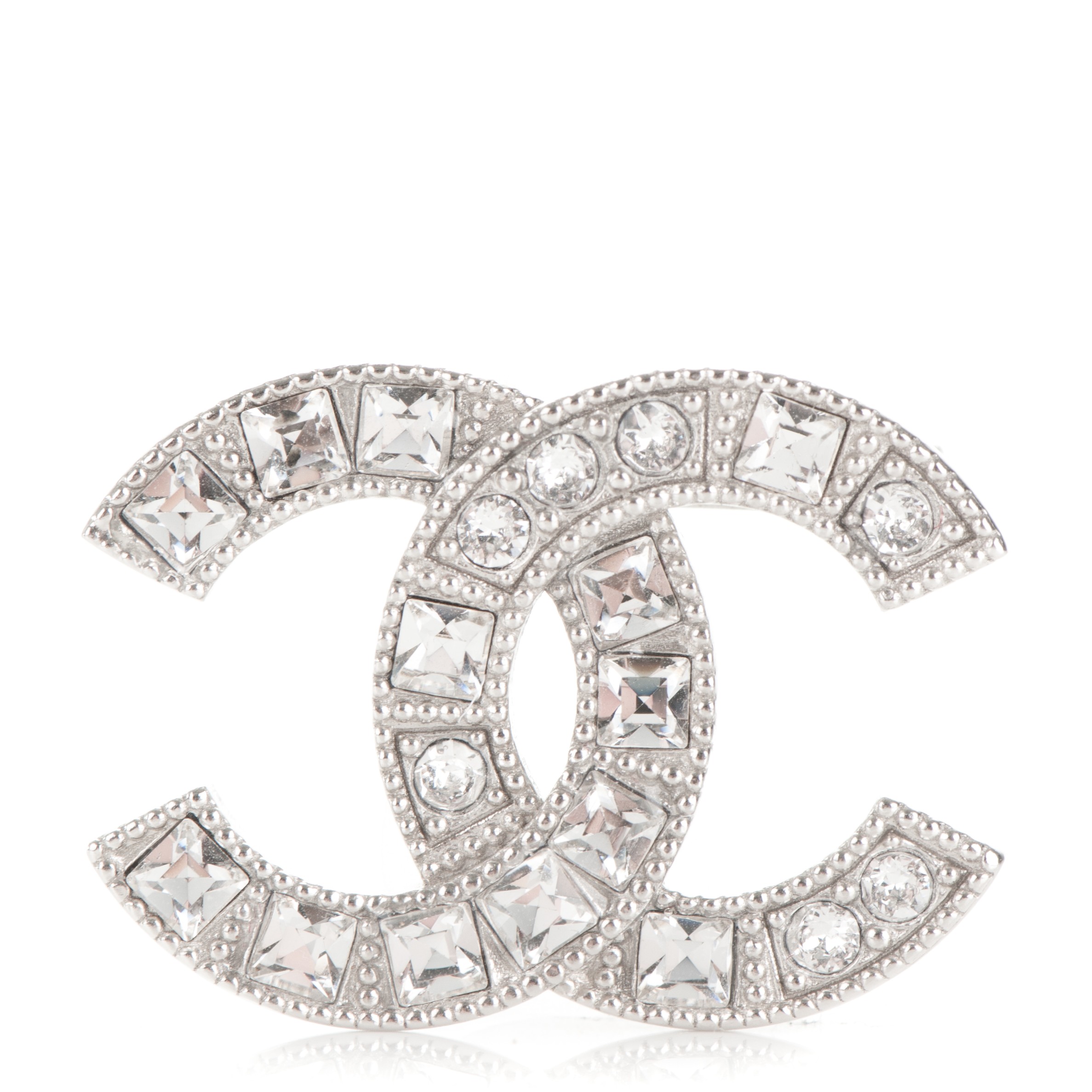 chanel silver mini