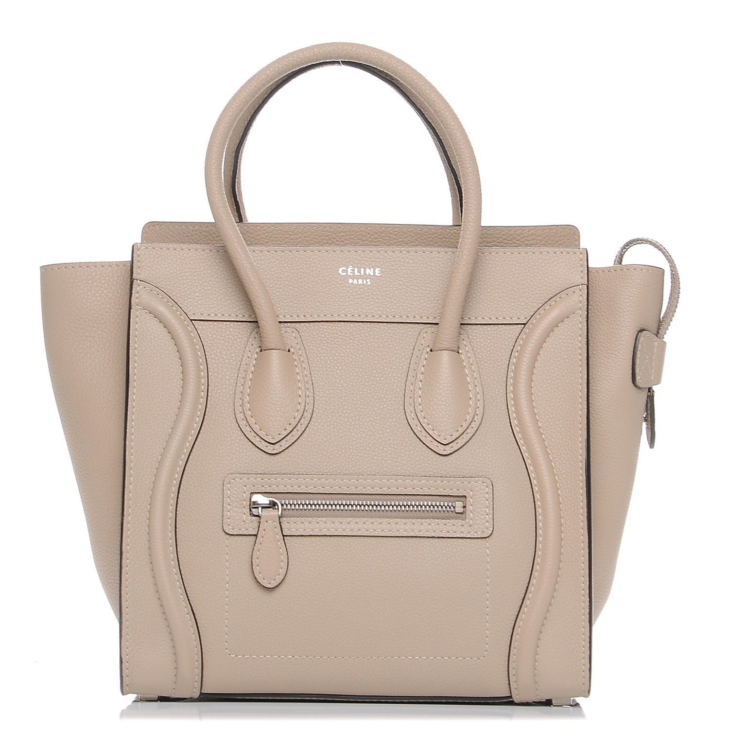 celine micro luggage drummed calfskin