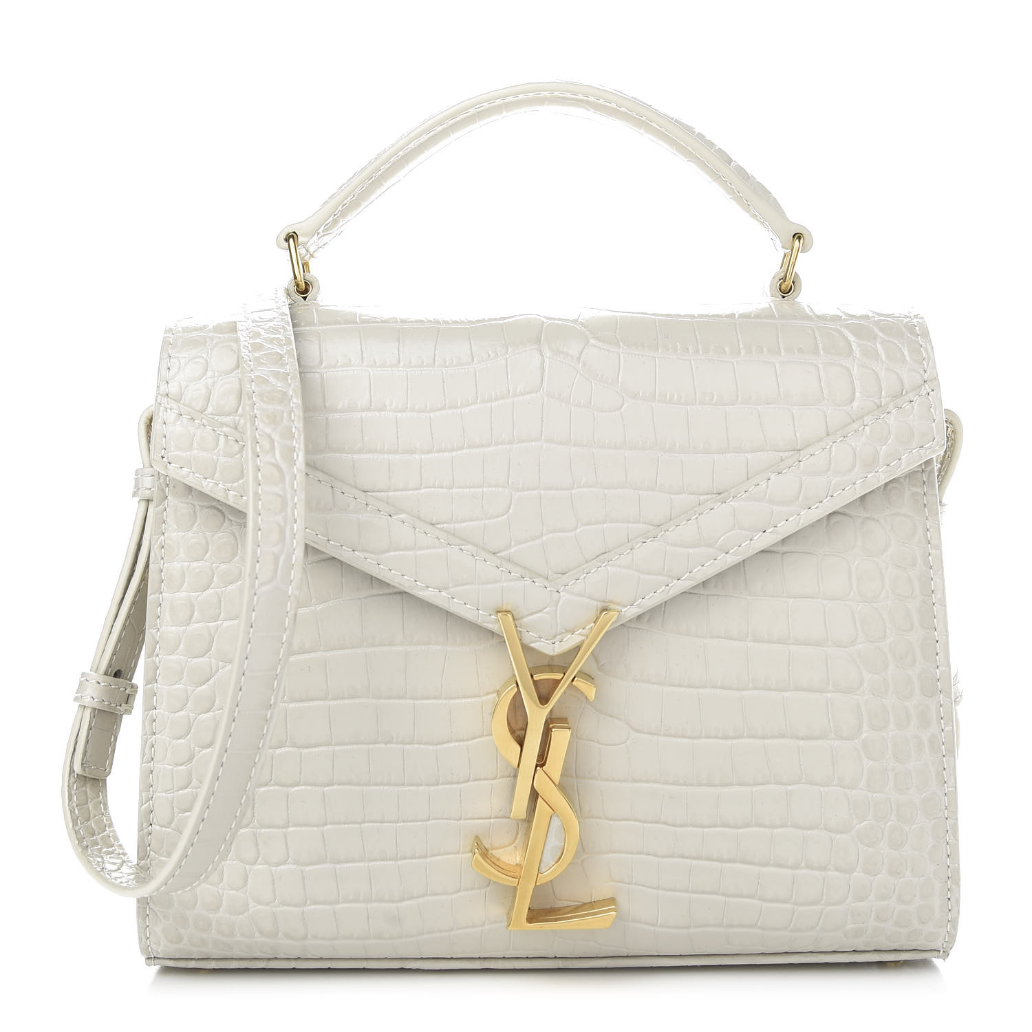 ysl cassandra white