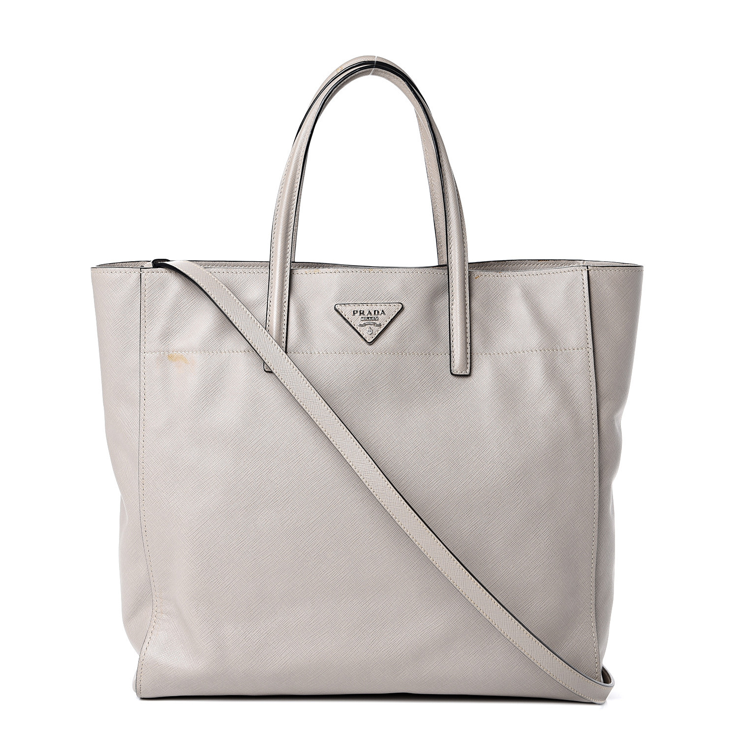 prada saffiano grey