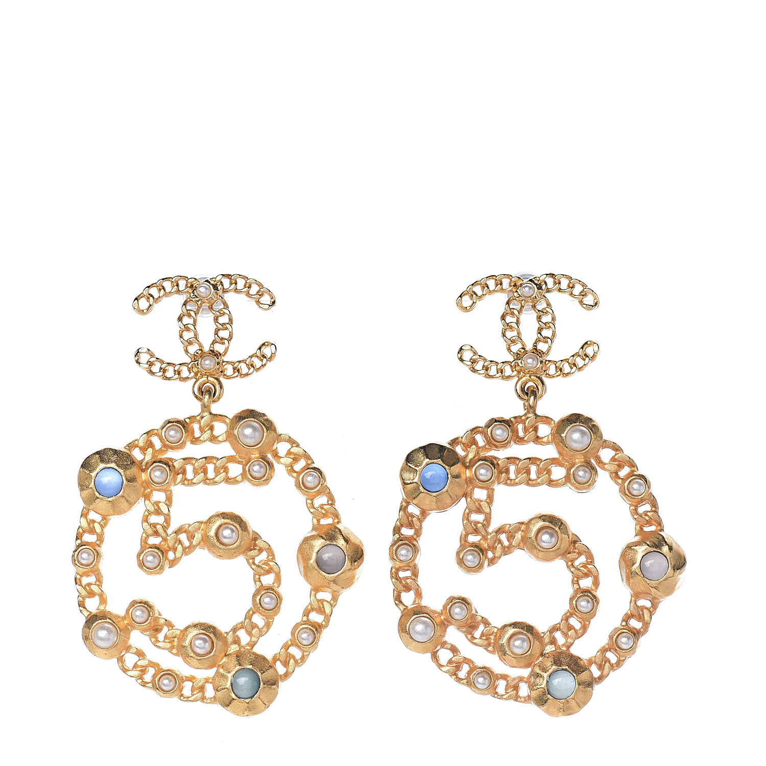 chanel no 5 earrings