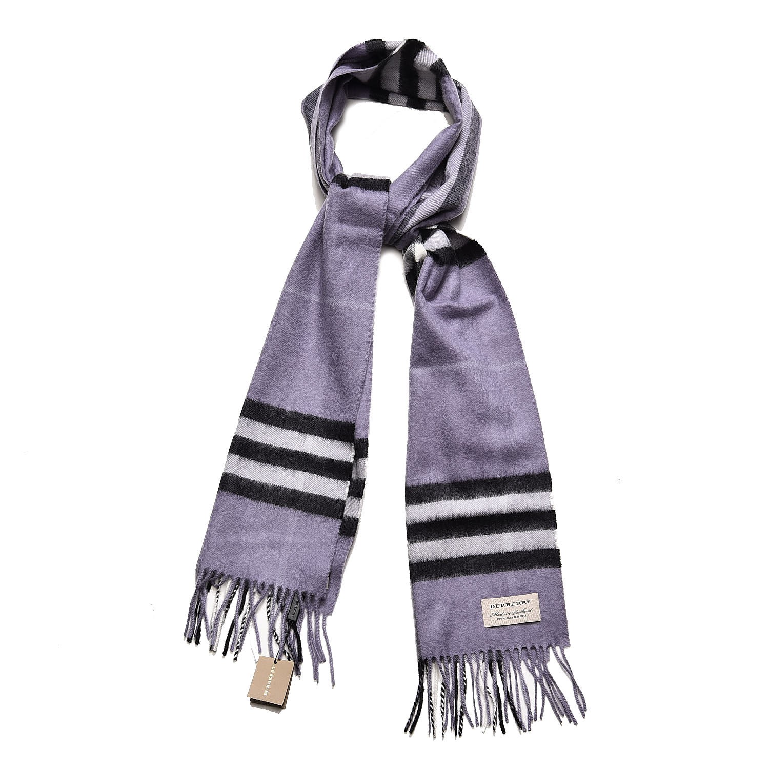 burberry cashmere scarf purple