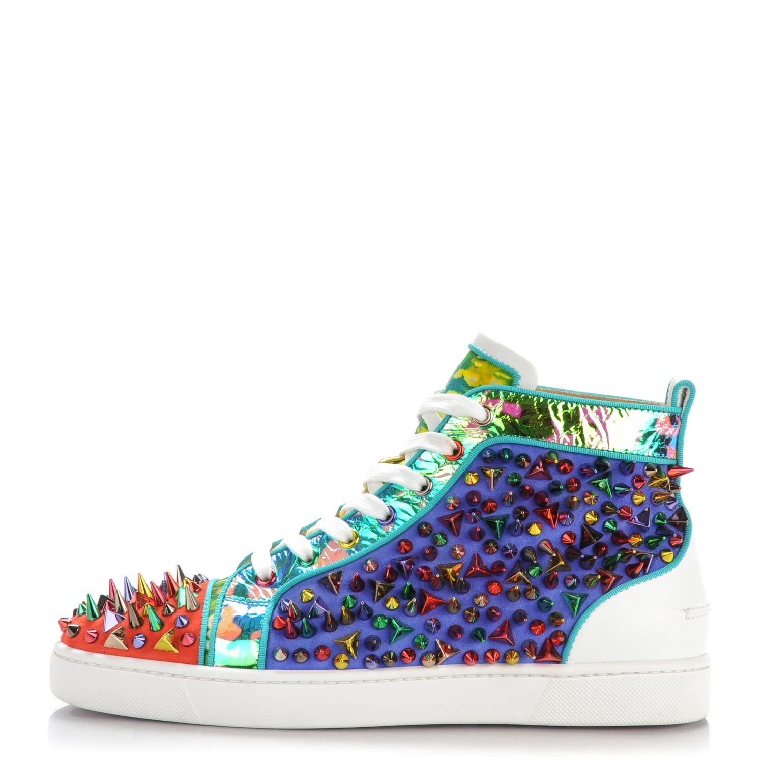louboutin multicolor spikes