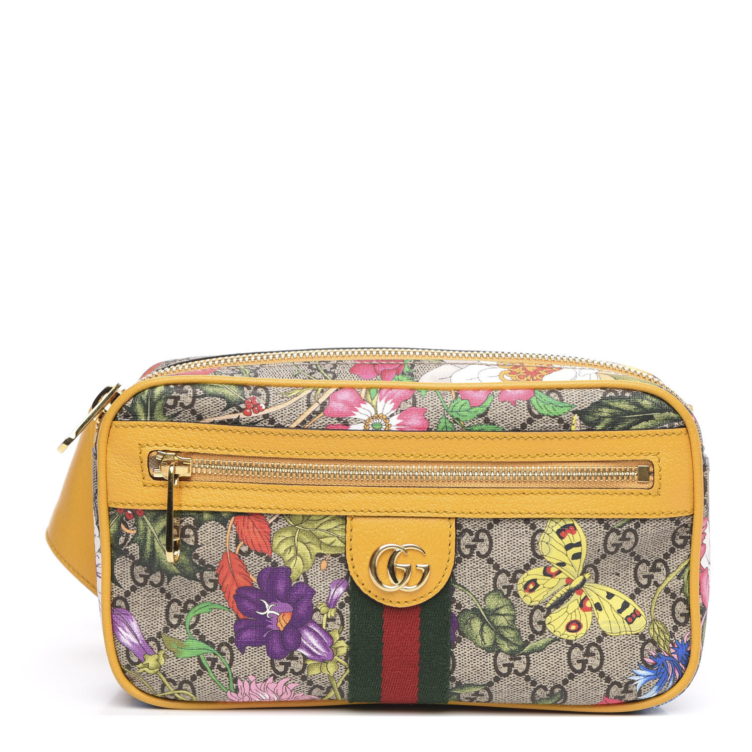 yellow gucci belt bag