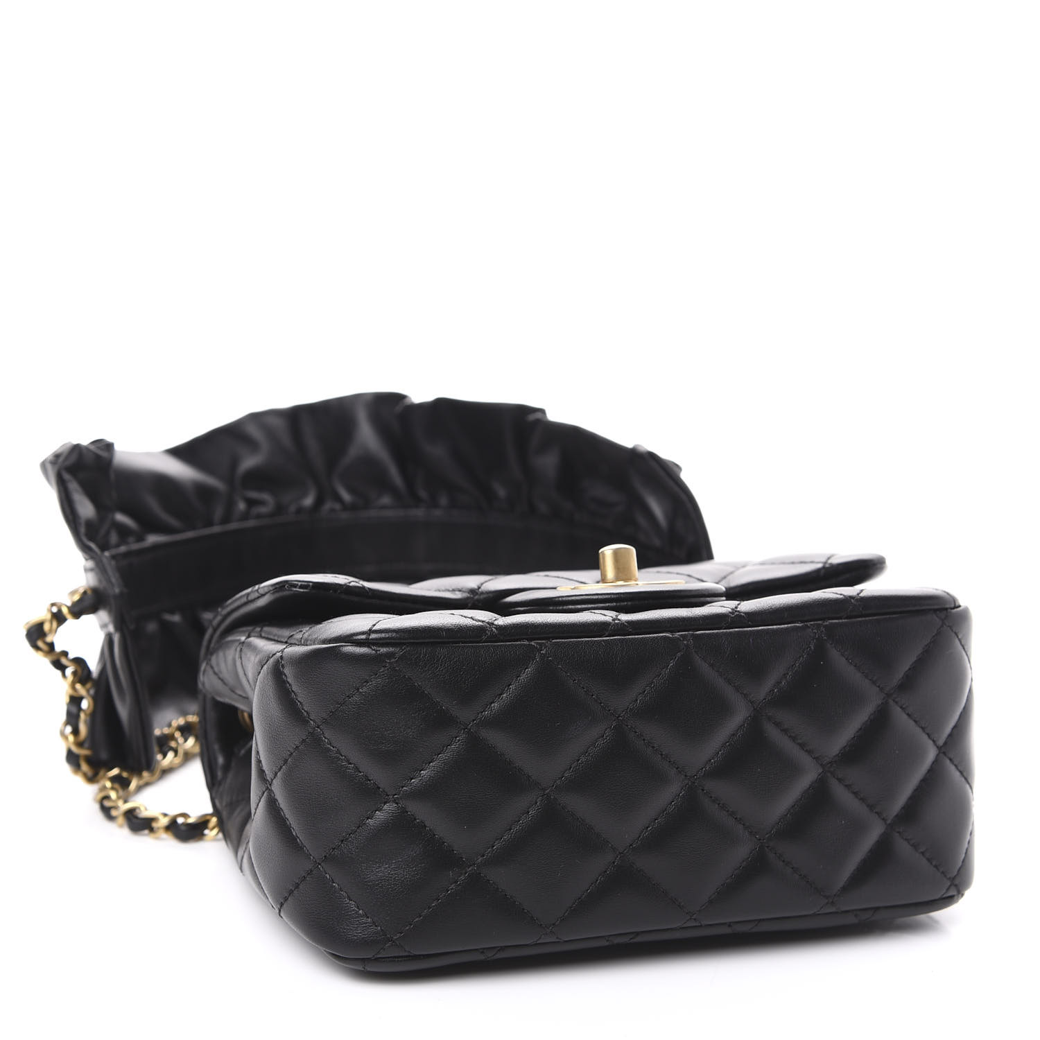 chanel ruffle strap bag