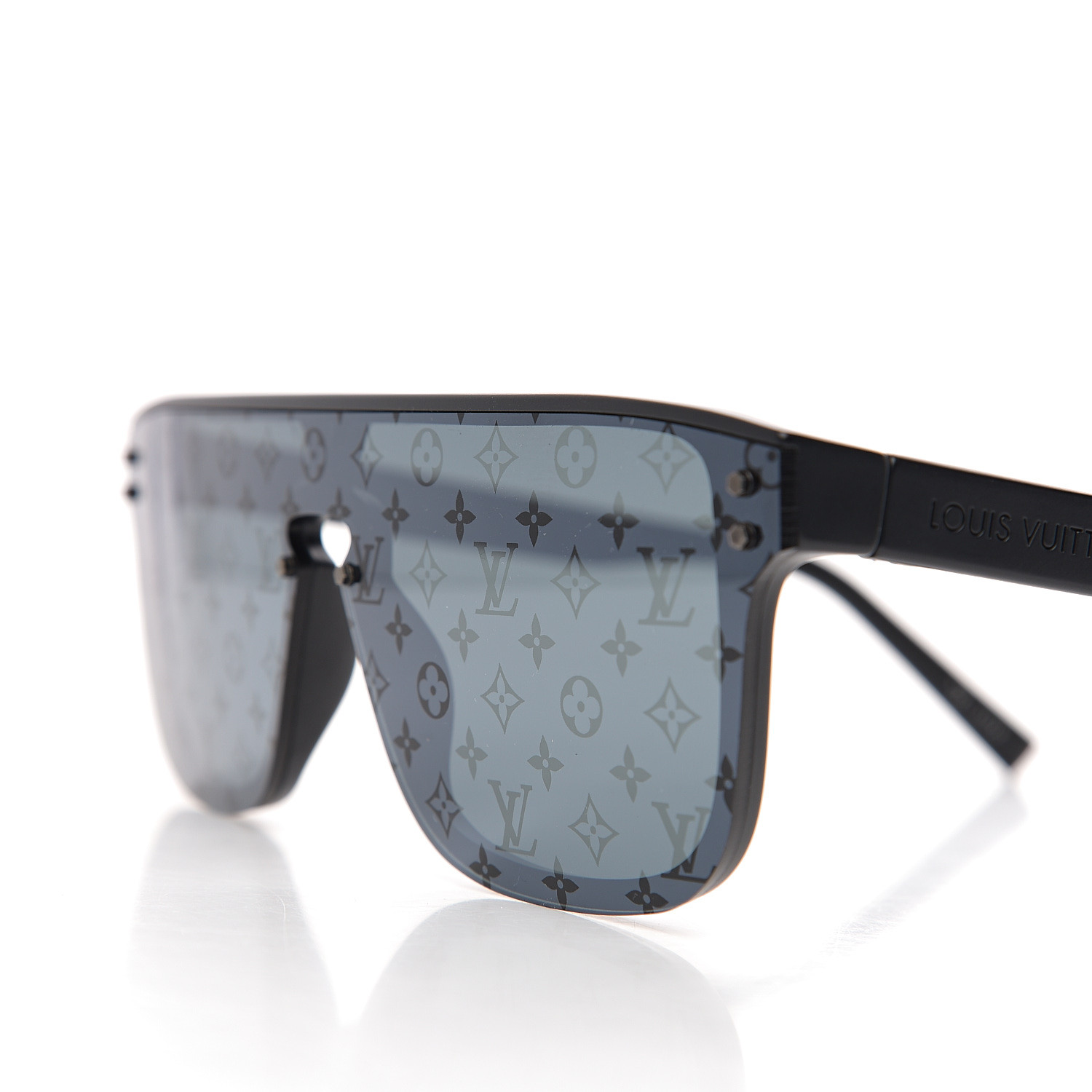 Louis Vuitton LV Waimea Round Sunglasses Green Plastic. Size W