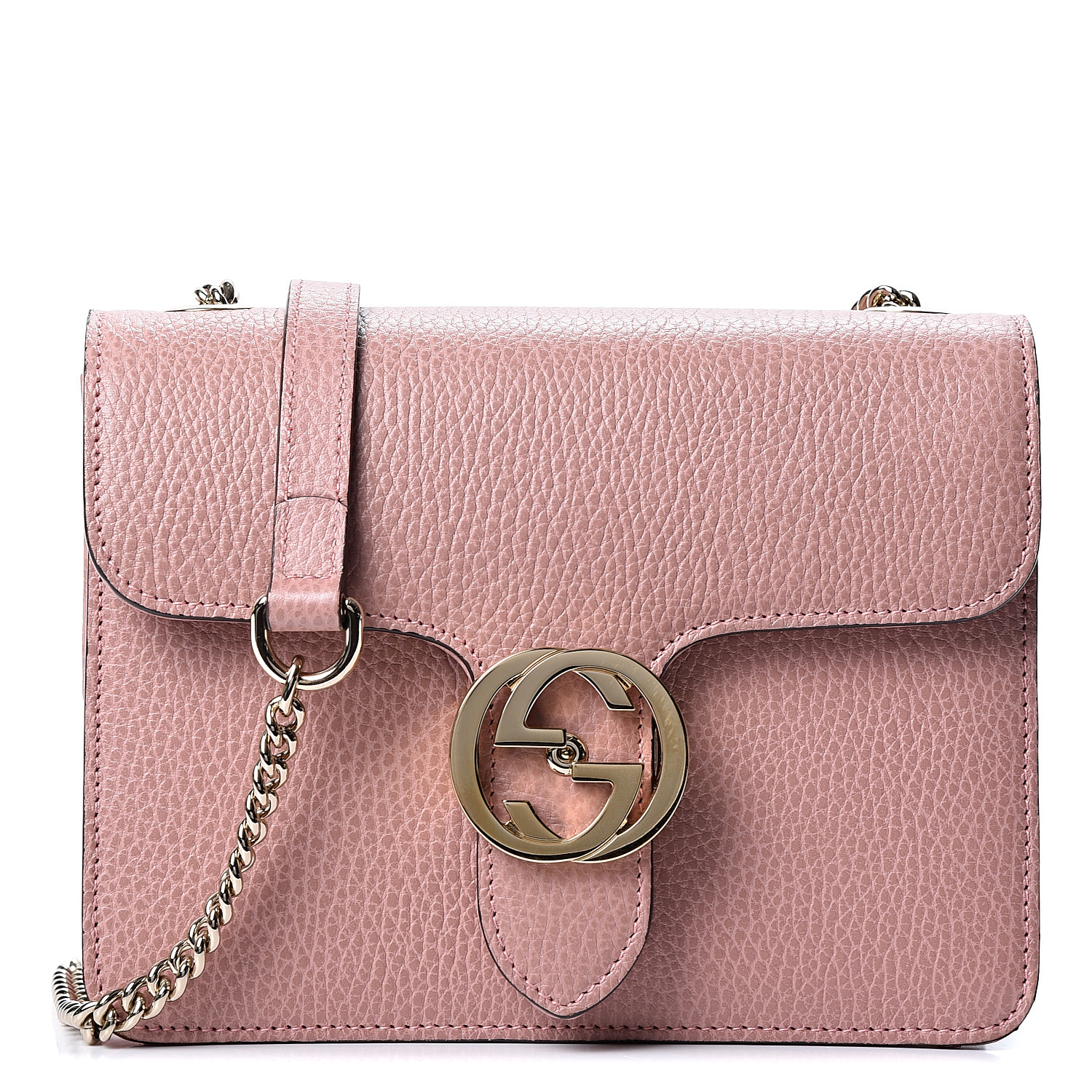 small pink shoulder bag